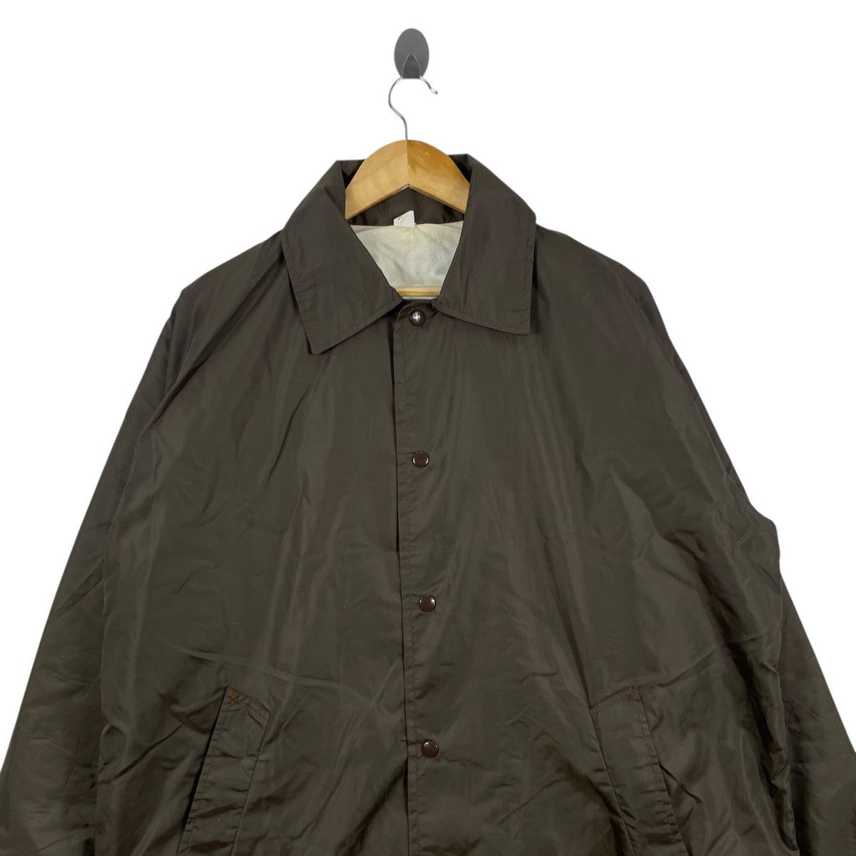 Vintage Vintage 90s Trench Coat Nylon Jacket Size US M / EU 48-50 / 2 - 2 Thumbnail