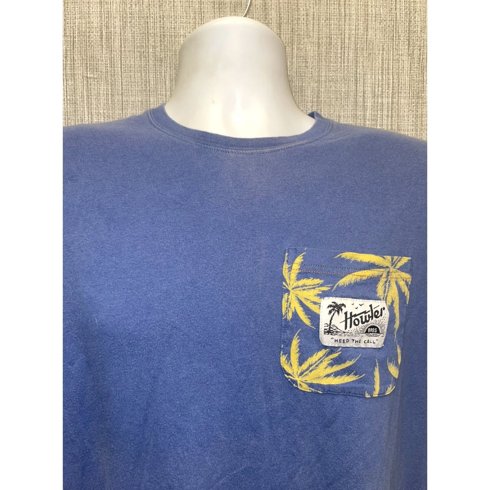 Vintage Howler Bros Blue Pocket Shirt Mens M Size US M / EU 48-50 / 2 - 2 Thumbnail