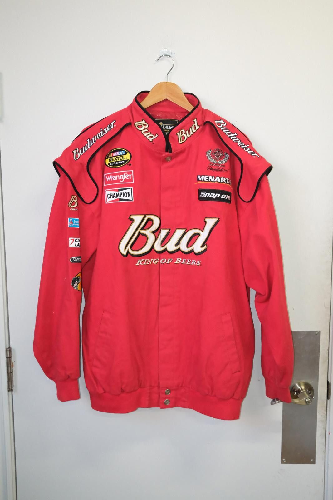Chase Authentics 00's Chase Authentic Bud Nextel Cup Series Wrangler Jacket Size XXL / US 16-18 / IT 52-54 - 1 Thumbnail