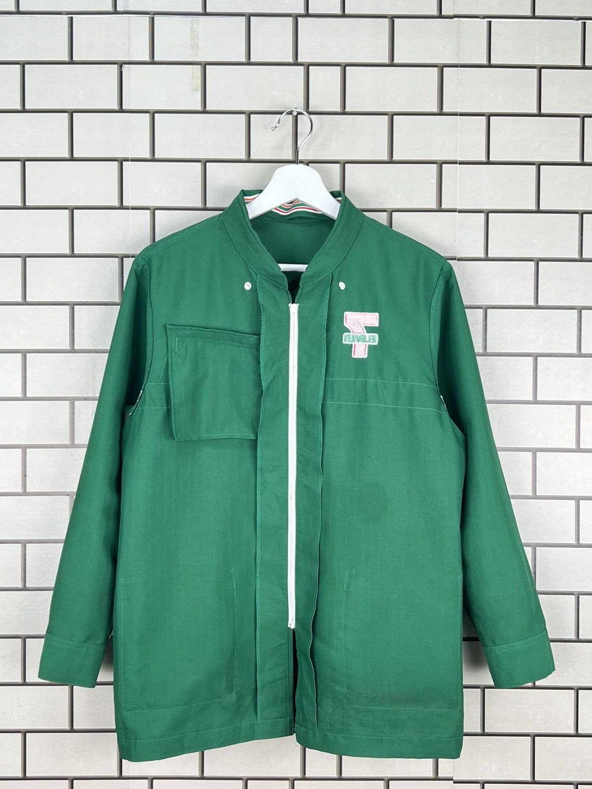 Japanese Brand × Vintage Vintage 7-ELEVEN Japanese Worker Uniform Shirt Jacket Size US M / EU 48-50 / 2 - 13 Thumbnail
