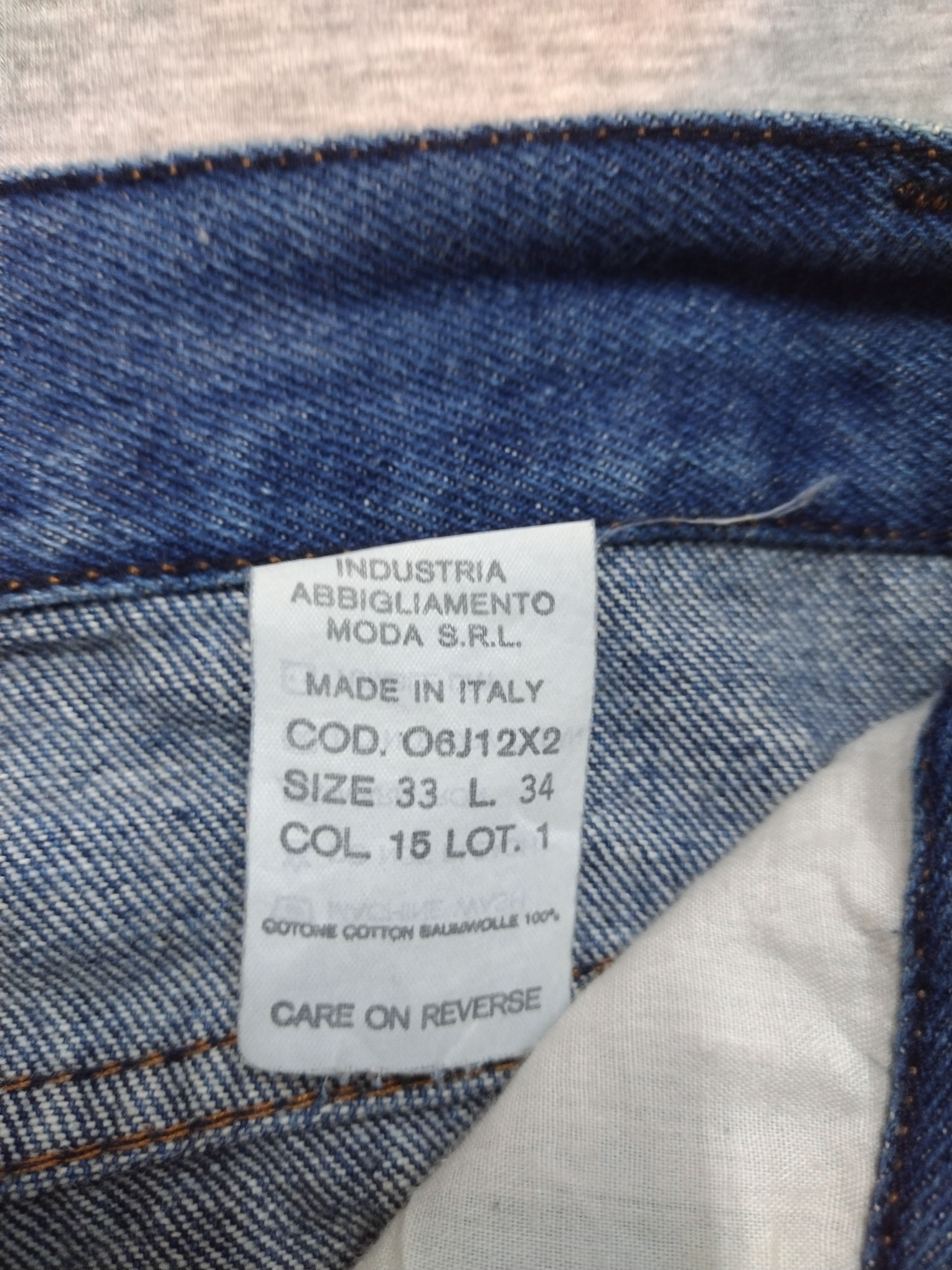 Giorgio Armani × If Six Was Nine × Vintage 💥 Vintage GA Armani Jeans sunfaded blue Jeans made in italy Size US 33 - 11 Thumbnail