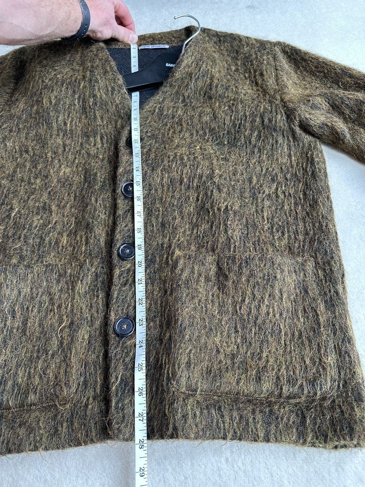 Our Legacy FW21 Grail Our Legacy wool alpaca brown cardigan sweater Size US M / EU 48-50 / 2 - 11 Thumbnail