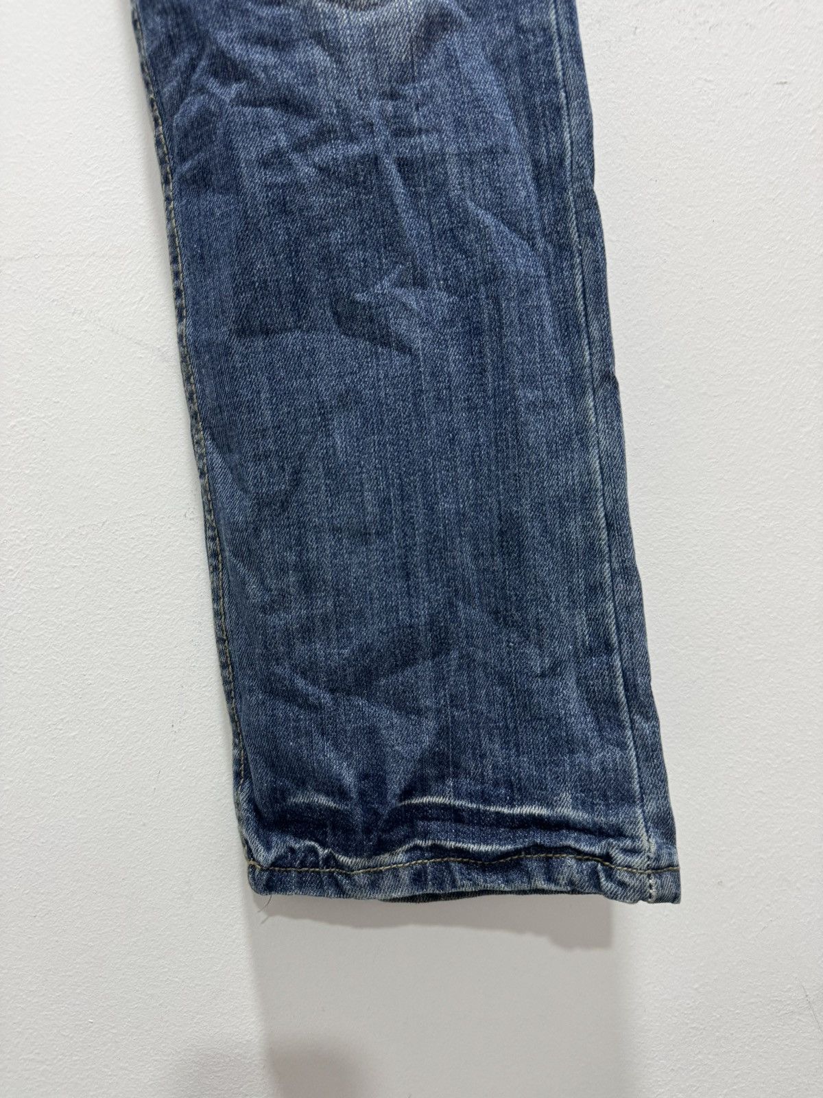 Japanese Brand JAPANESE STYLE LIE REN TOU VERY RARE DESIGN DISTRESSED DENIM Size US 28 / EU 44 - 10 Thumbnail