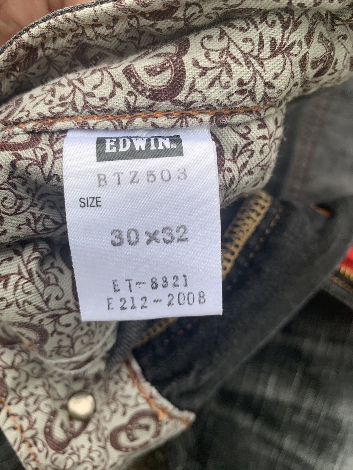 Edwin EDWIN 503 NAVAJO STYLE FADED & RUSTY MUDMAX DISTRESSED DENIM Size US 31 - 17 Thumbnail