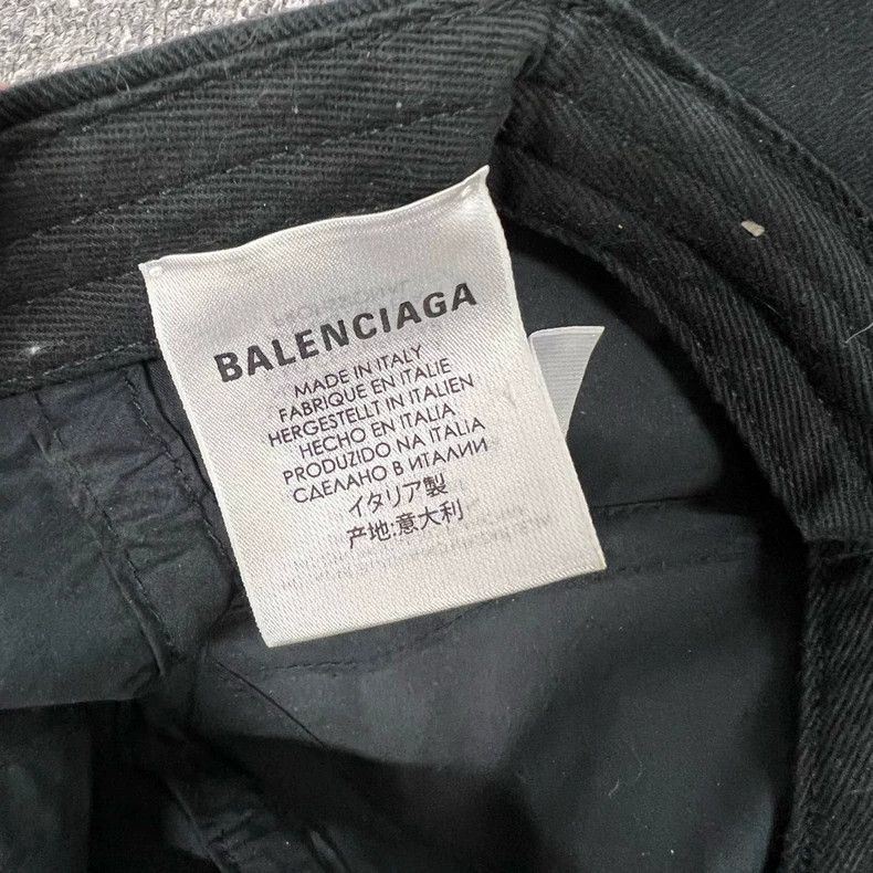 Balenciaga Balenciaga Embroidered Logo baseball cap 2502-Nextarrow Size ONE SIZE - 7 Thumbnail