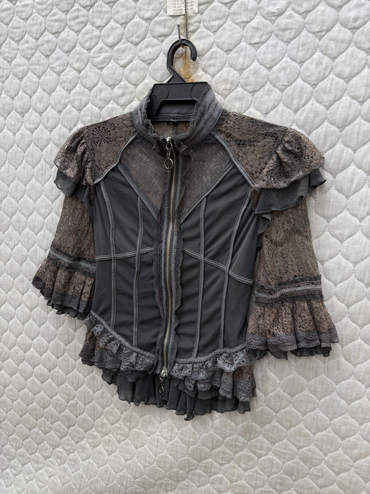 14th Addiction 🔥🔥🔥ARCHIVE ROZEN KAVALIER GOTHIC ZIP UP BLOUSE Size S / US 4 / IT 40 - 2 Thumbnail