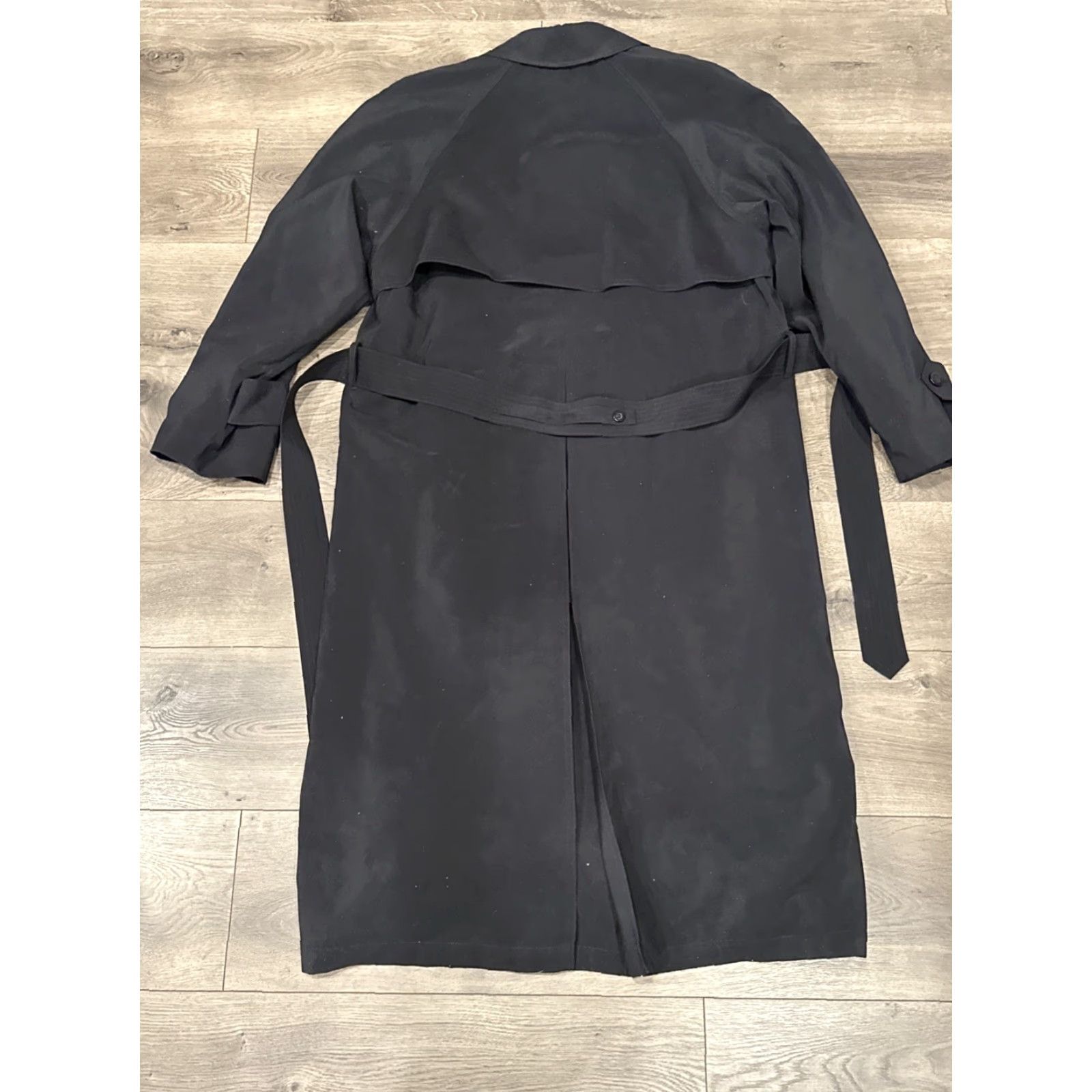 Ralph Lauren Chaps Ralph Lauren Men's Jacket Trench Coat 42L Black Polyester Long Sleeve Zip Regular Shirt/Coat Mens Size US XS / EU 42 / 0 - 6 Thumbnail