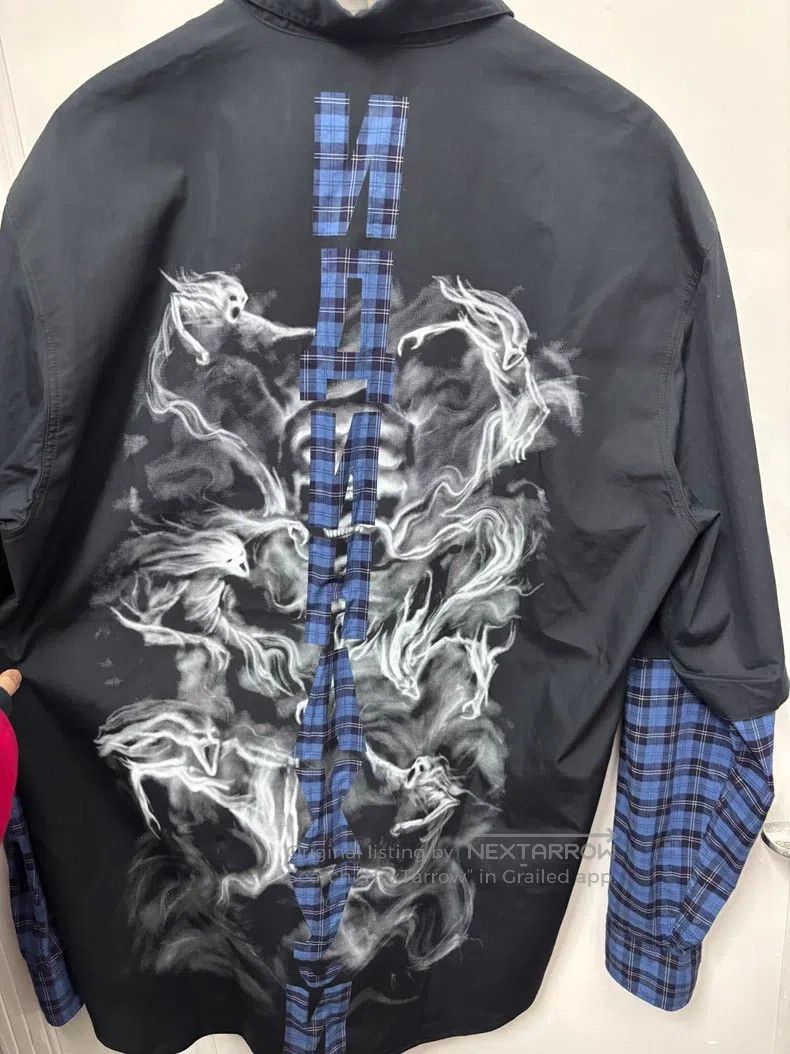 Vetements VETEMENTS Plaid Patchwork Blazer Shirt Size US XS / EU 42 / 0 - 3 Thumbnail