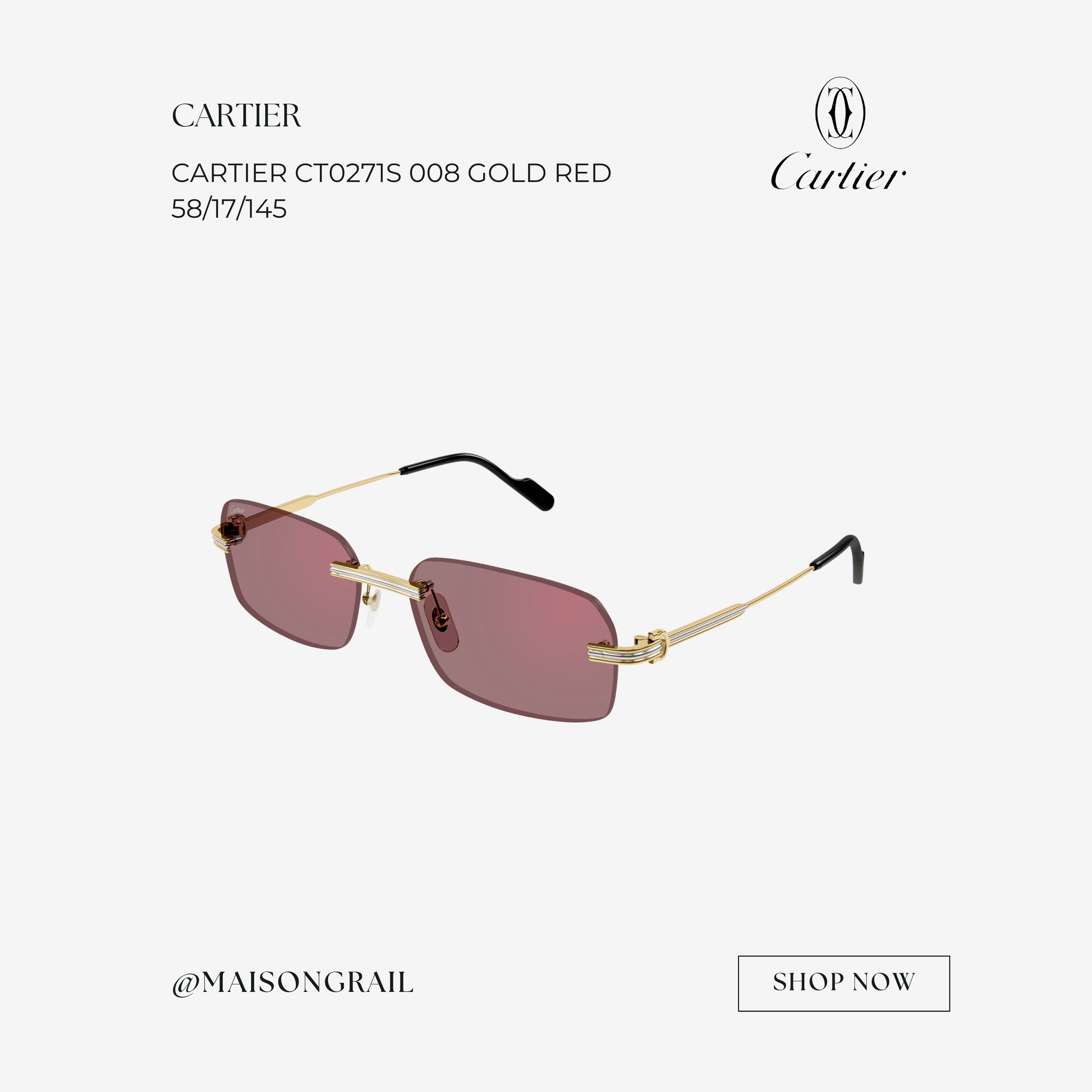 CARTIER CT0271S 008 SUNGLASSES