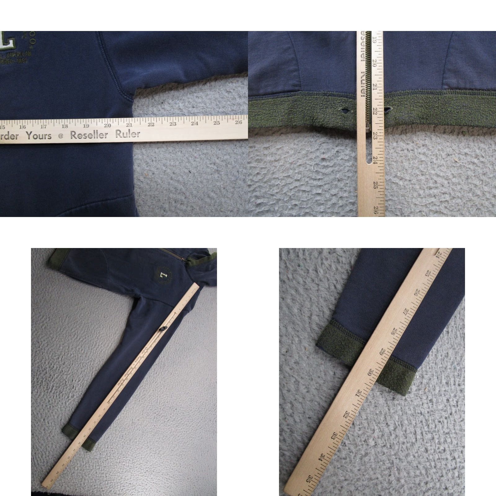 Levi's VINTAGE Levi's Hoodie Women L Blue Embroidered Logo Distressed Zip Up Full Zip Hooded Winter Spring Fall Y2K Size L / US 10 / IT 46 - 8 Thumbnail