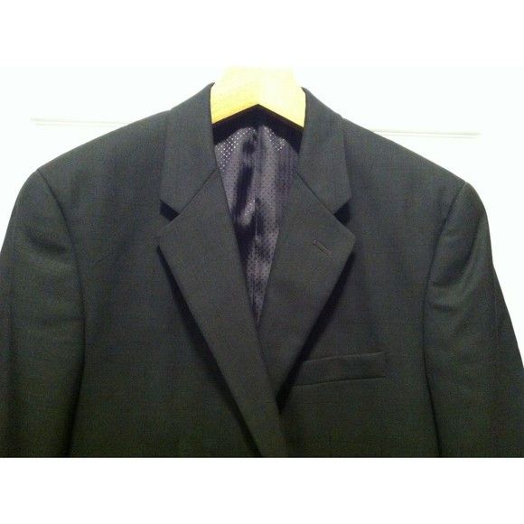 Alfani ALFANI MEN'S 100%WOOL PLAID SPORT JACKET COAT BLAZER 44L Size 44L - 1 Thumbnail
