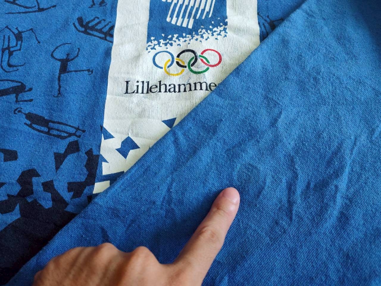 Hanes 1994 Lillehammer Norway Winter Olympics Sweatshirt XL Size US XL / EU 56 / 4 - 3 Thumbnail