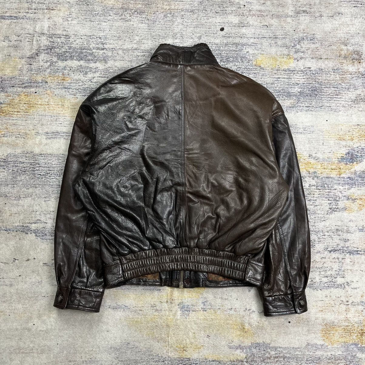 Vintage Remo mercalli multi pocket leather jacket like cp company Size US S / EU 44-46 / 1 - 5 Thumbnail