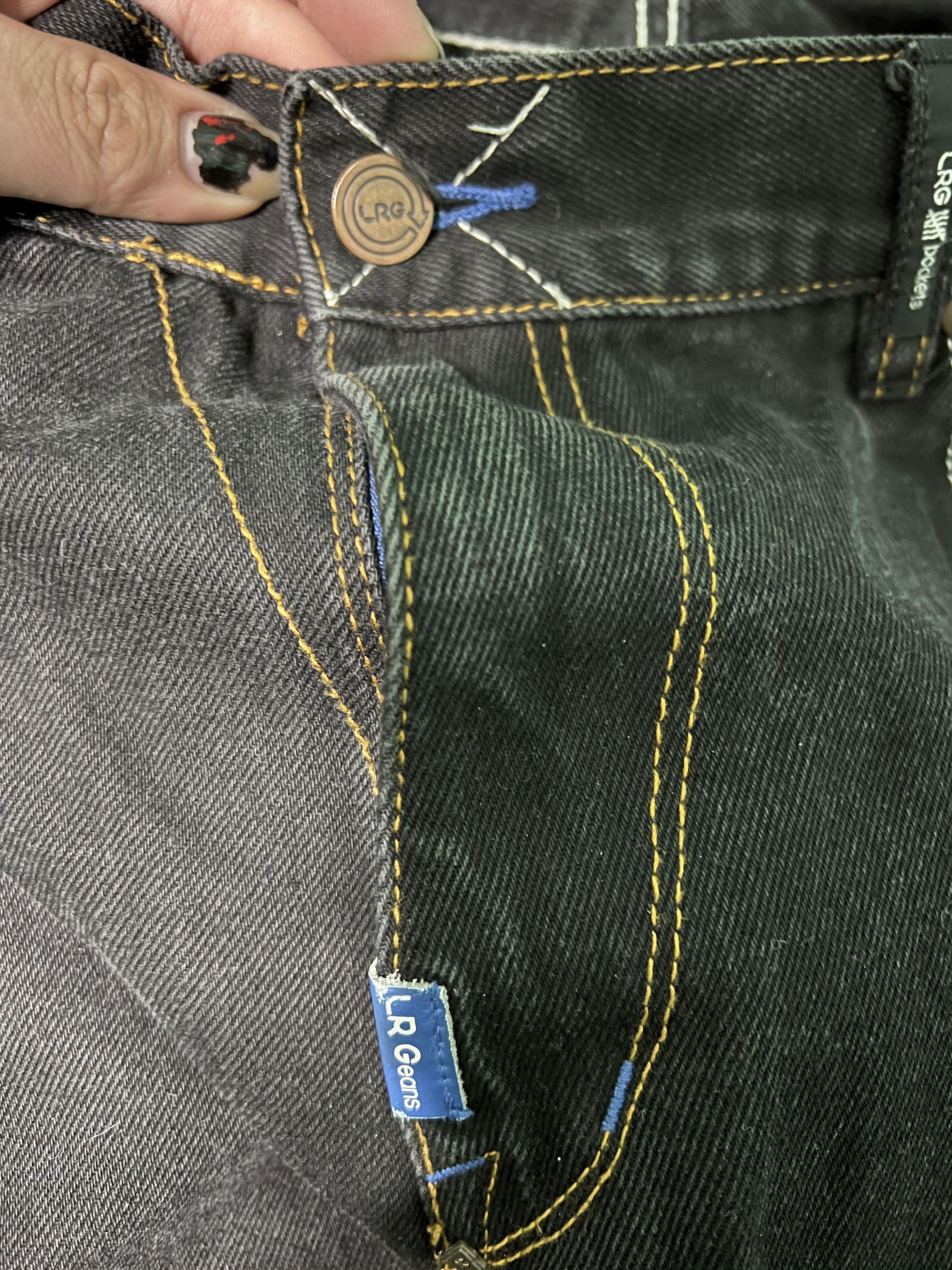 LRG Embroidered Crest Denim Size US 44 / EU 60 - 10 Thumbnail