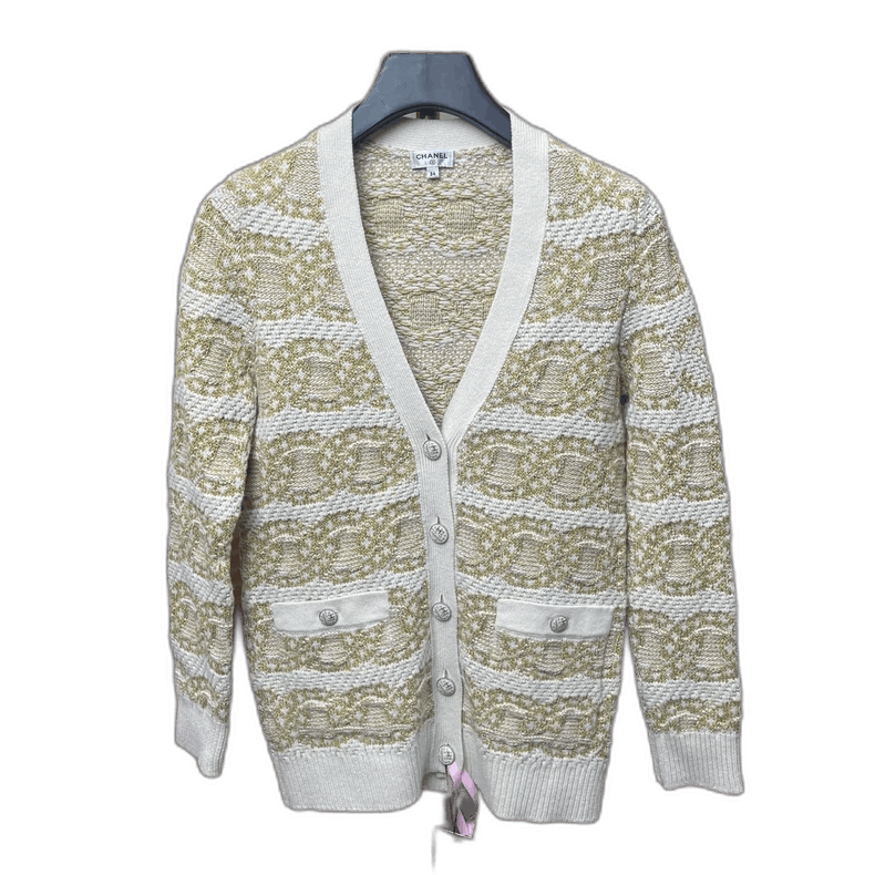 Chanel Chanel Double C Logo Cashmere Sweater -2505 Size US S / EU 44-46 / 1 - 1 Thumbnail