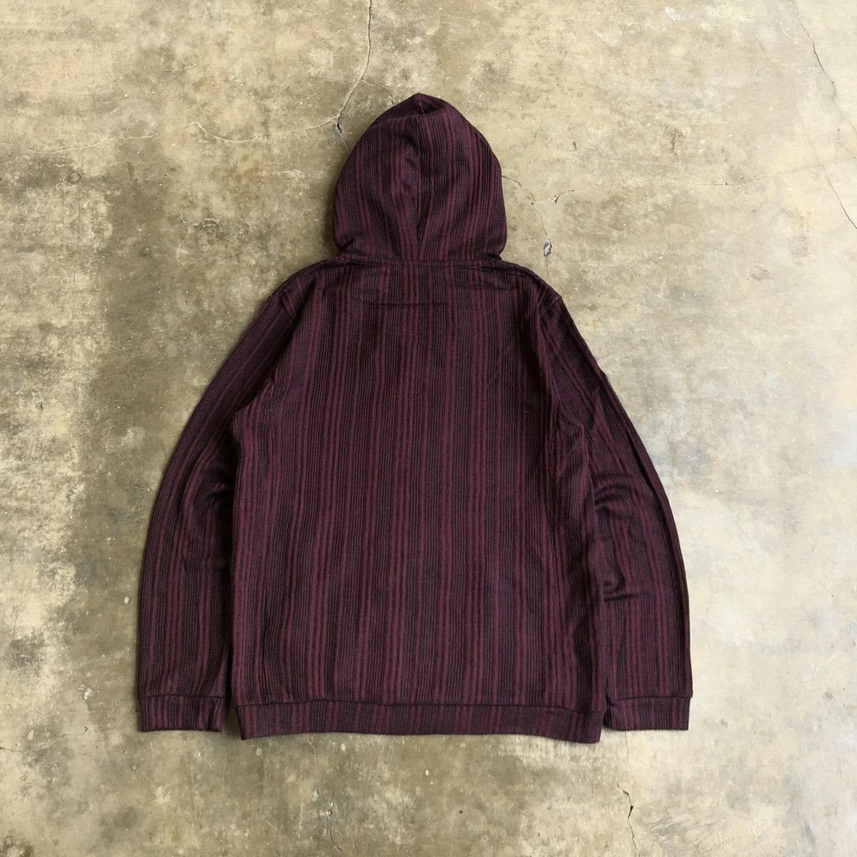 Japanese Brand 2000s Sterny Cord Full Zipper Hoodie Bape Style Red Maroon Size US M / EU 48-50 / 2 - 10 Thumbnail