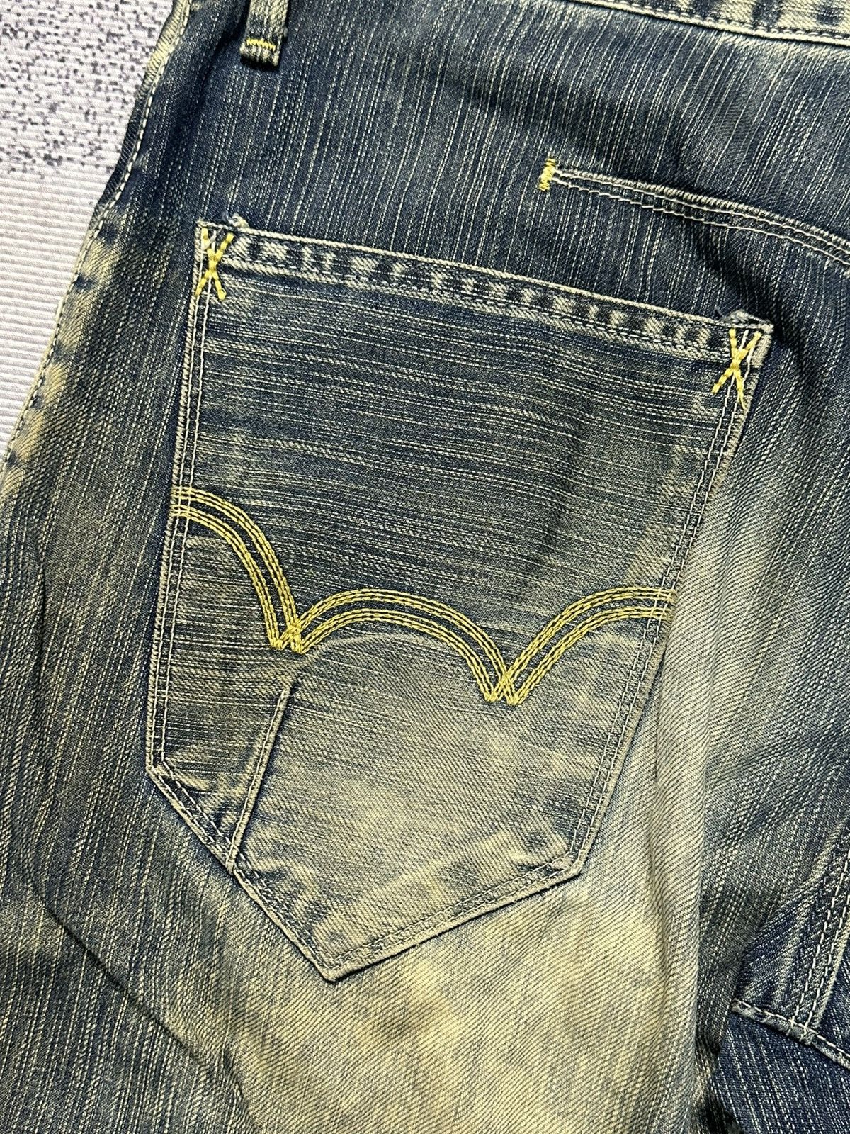 Kapital 2000s Edwin XV Function Curve Leg Mud Washed Jeans Size US 30 / EU 46 - 14 Thumbnail