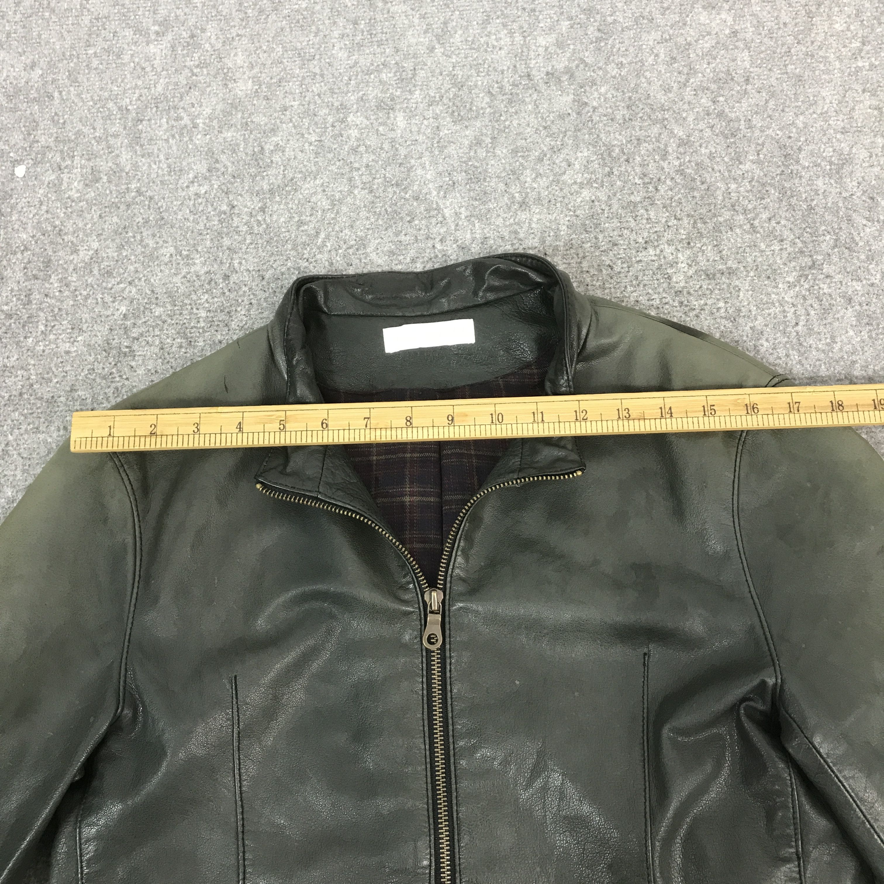 If Six Was Nine LUI'S BRAND JAPAN FADED LEATHER JACKET K66B10 Size US M / EU 48-50 / 2 - 5 Thumbnail