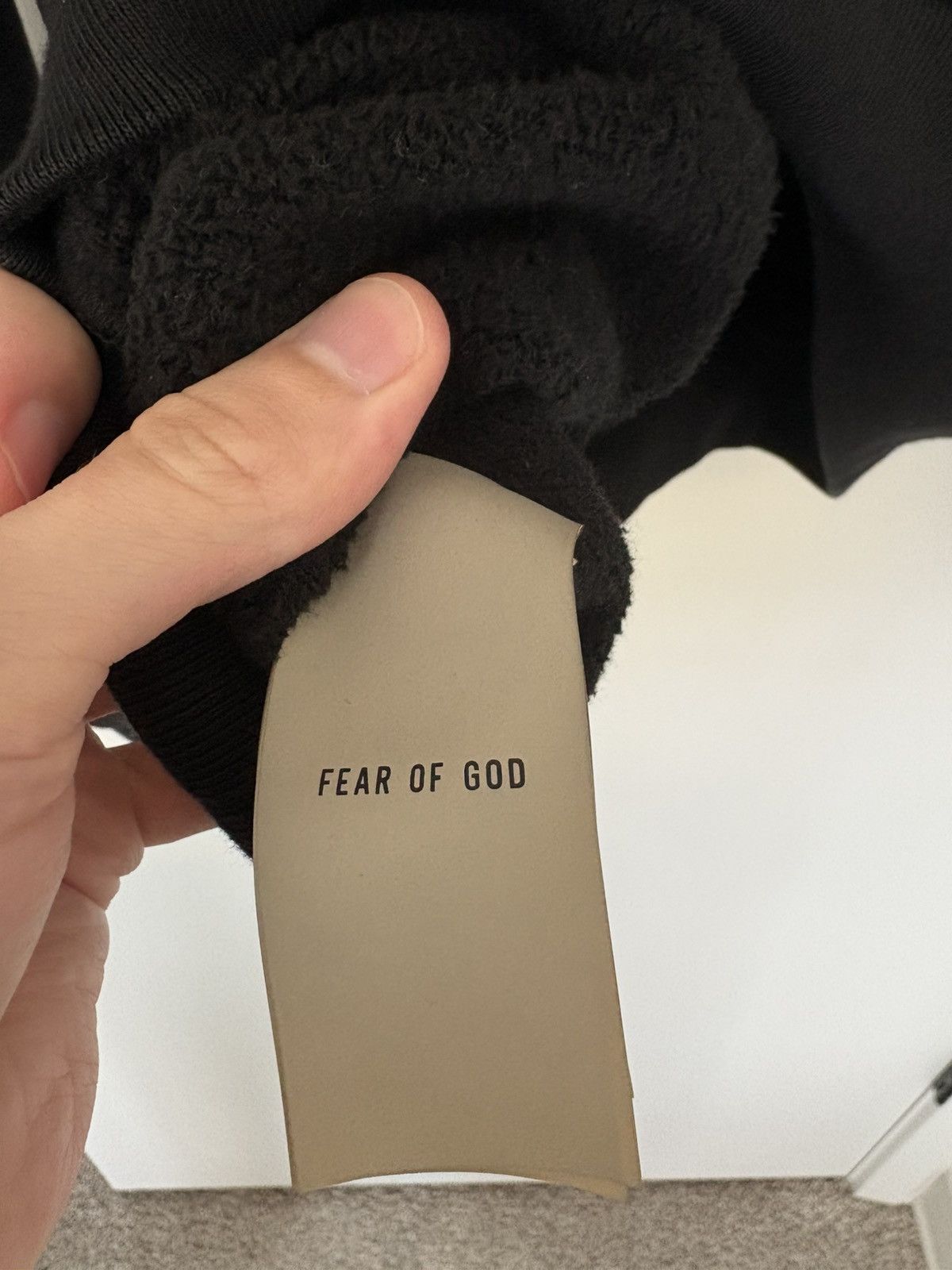 Fear of God Fear of God Black Patch Hoodie Size US XS / EU 42 / 0 - 4 Thumbnail