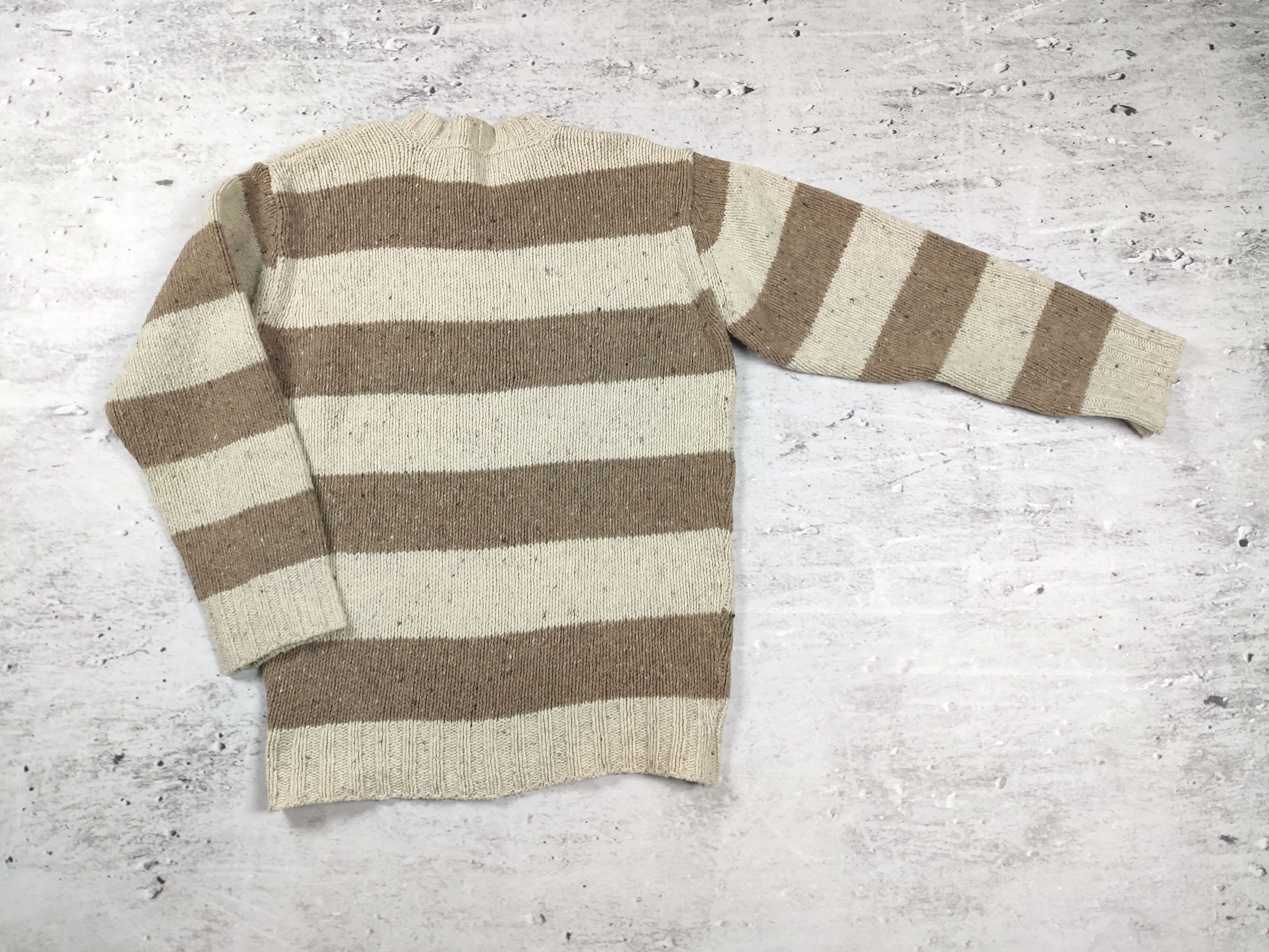 Vintage Avoca Irleand wool jumper sweater stripped Size US M / EU 48-50 / 2 - 11 Thumbnail