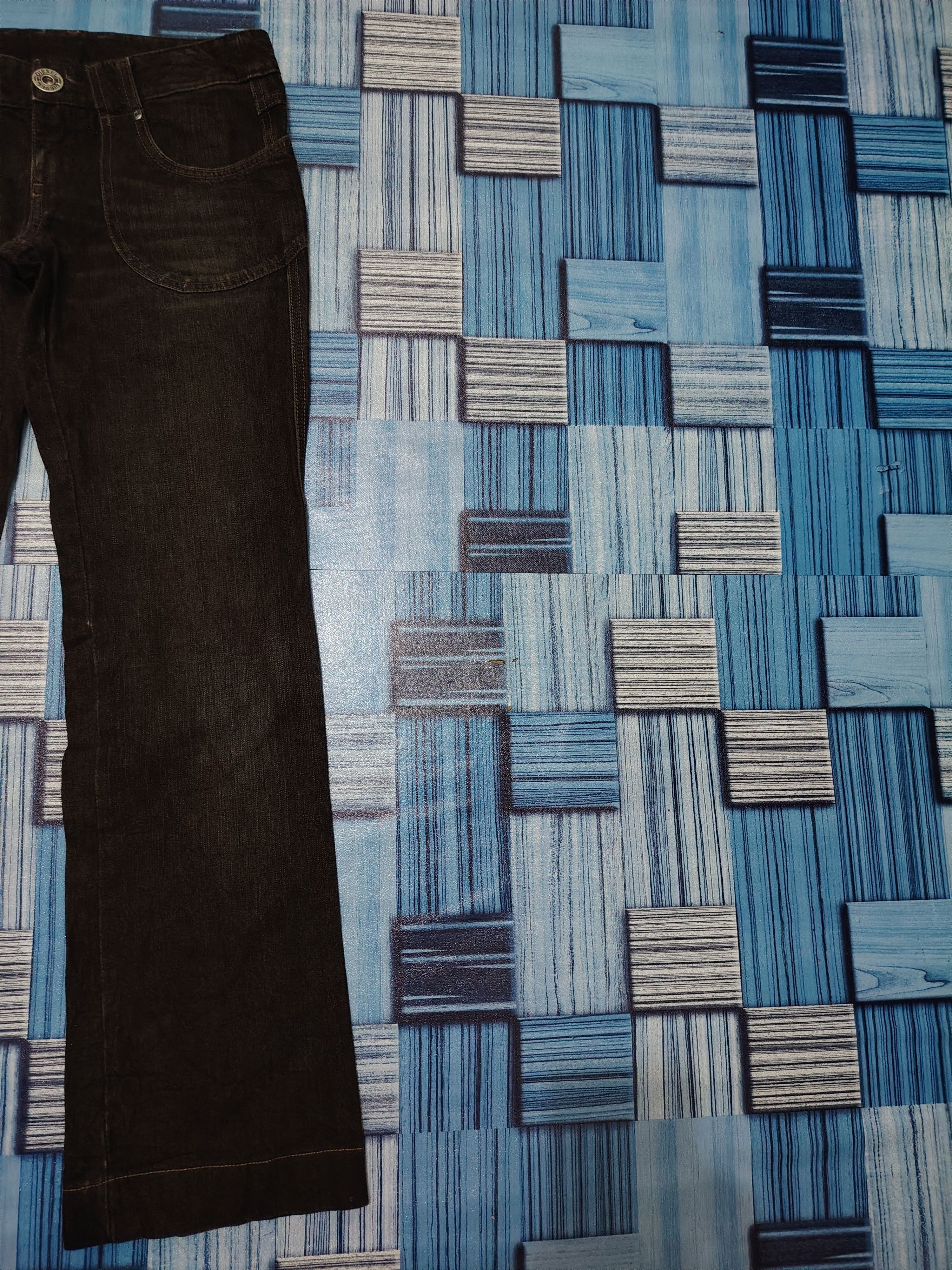 Diesel 💥Insane 90s Diesel Industry Flared Jeans Size 28" / US 6 / IT 42 - 3 Thumbnail