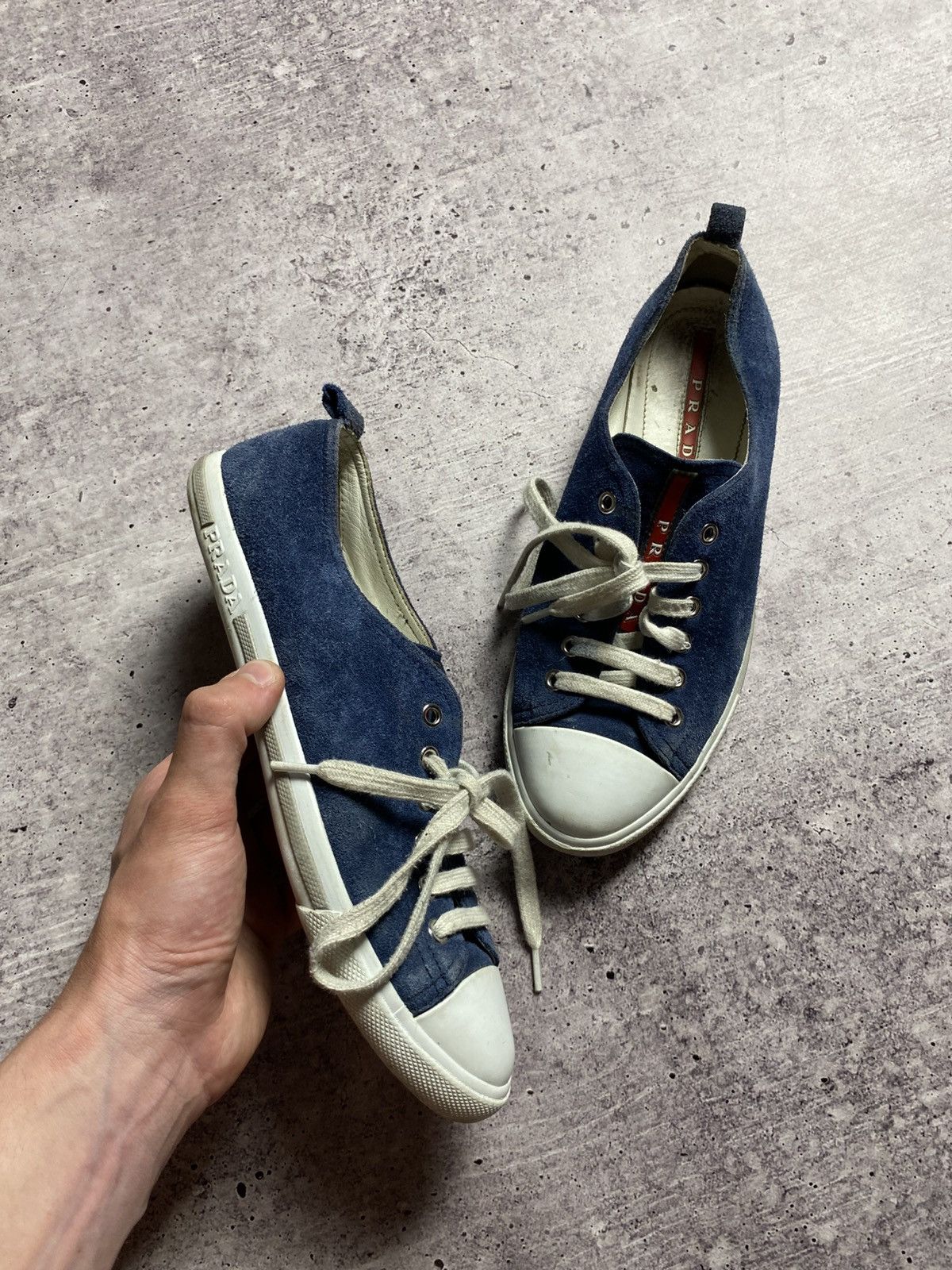 Prada Vintage Prada Red Tab Sneakers Size US 6.5 / EU 39-40 - 5 Thumbnail