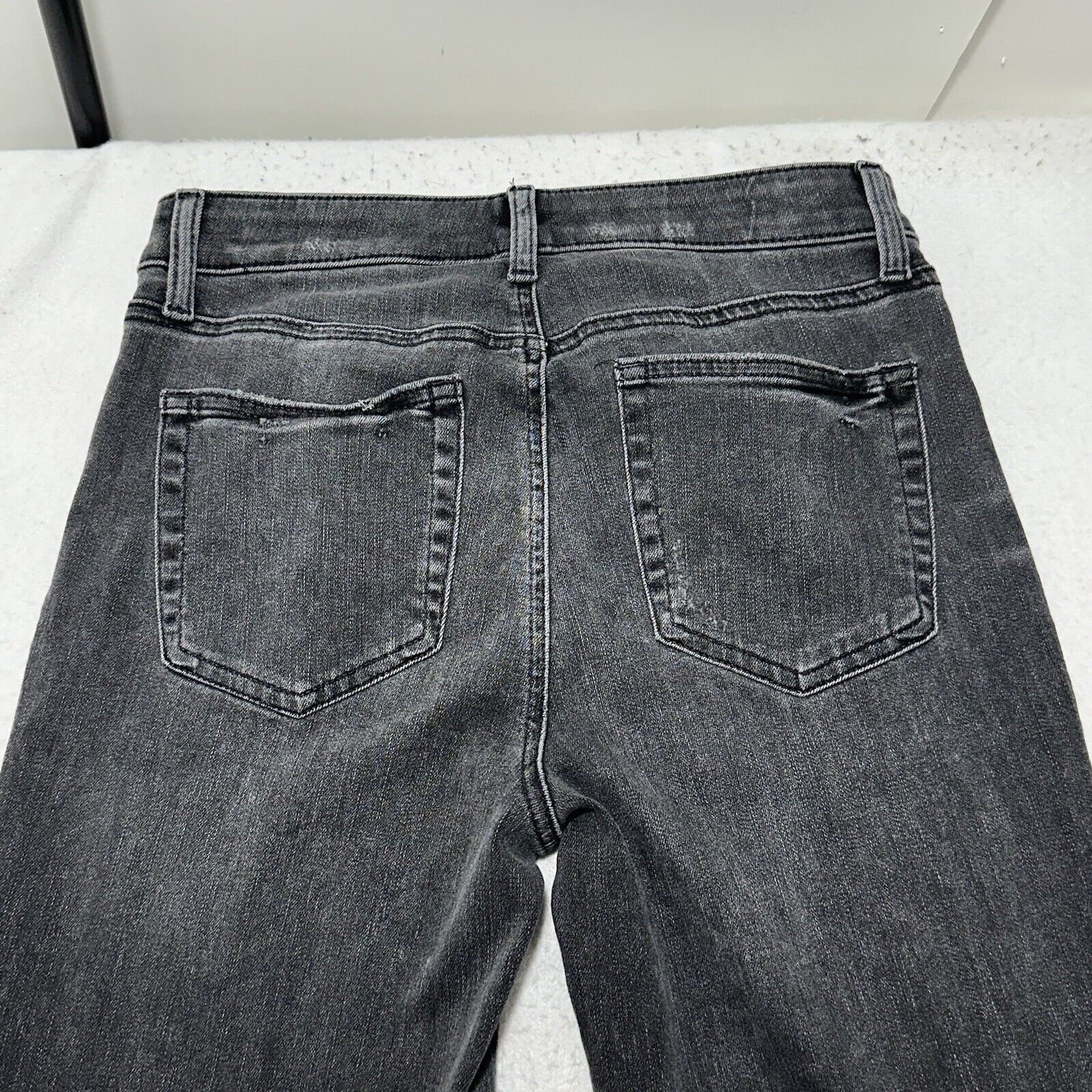 Other Talbots 2 High Rise Straight Crop Jeans Gray Denim Stretch Size 26" / US 2 / IT 38 - 7 Thumbnail
