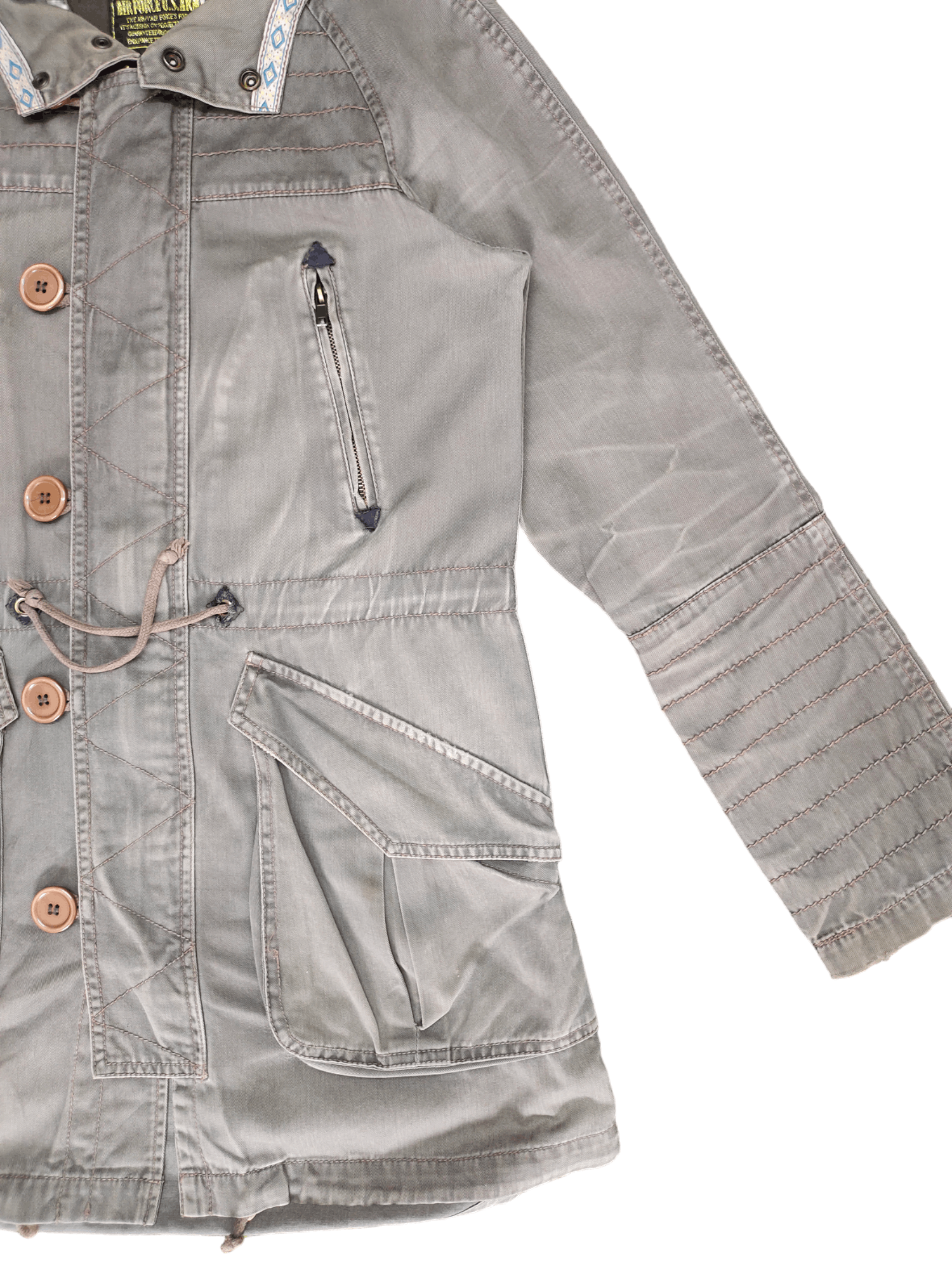 If Six Was Nine Vence Air Force U.S Army Og Parka Jacket Size US L / EU 52-54 / 3 - 4 Thumbnail