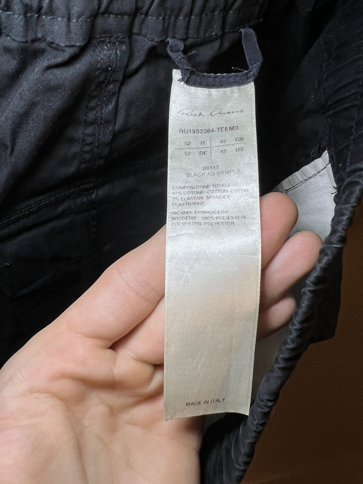 Rick Owens Rick Owens SS19 Babel geometric embroidered pod shorts Size US 34 / EU 50 - 4 Thumbnail