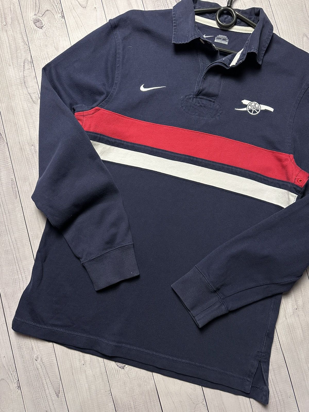 Vintage Vintage Nike Arsenal soccer rugby jersey size S logo rare Size US S / EU 44-46 / 1 - 4 Thumbnail