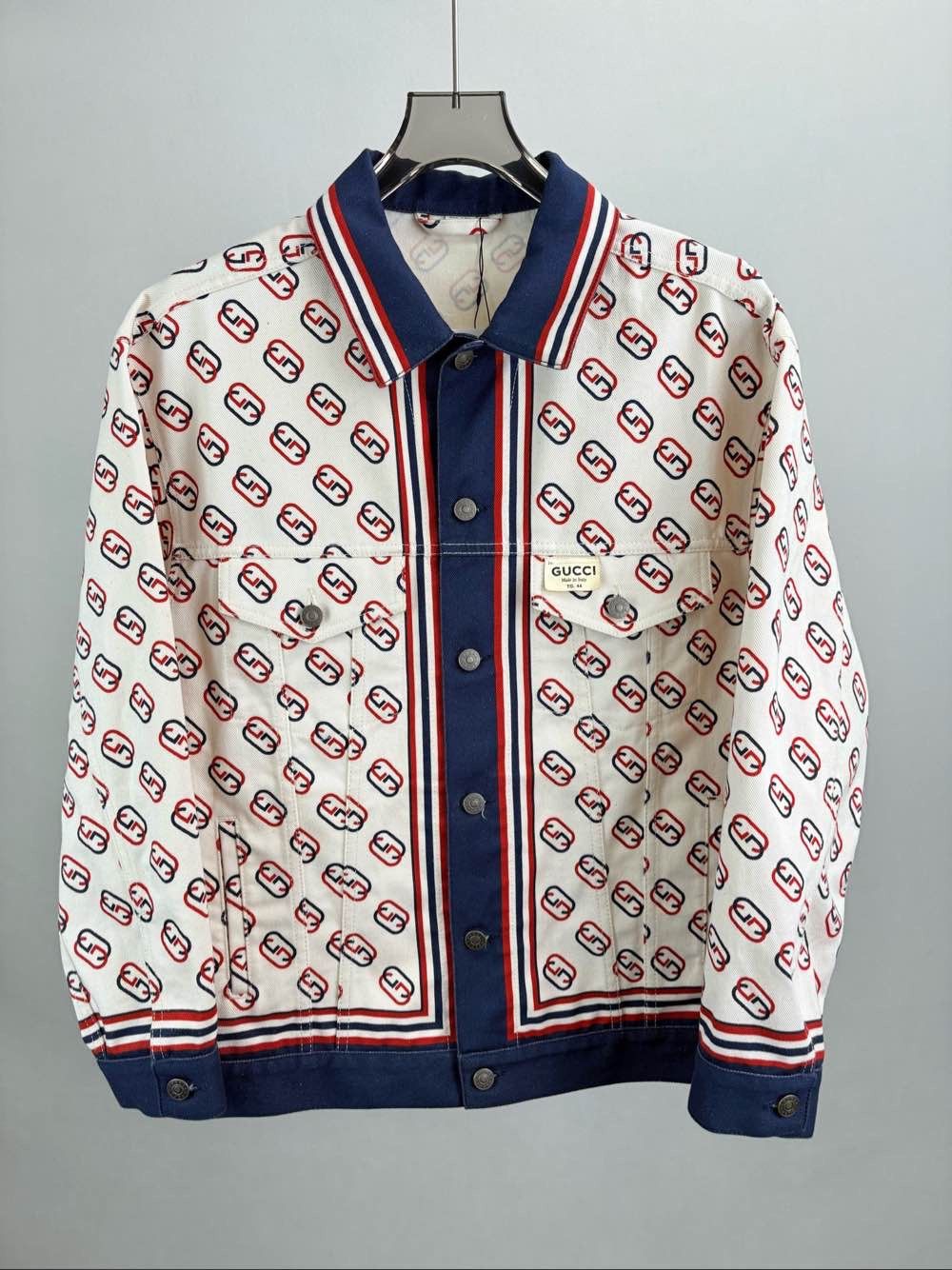Gucci Gucci Logo Print Twill Jacket Size S Size US S / EU 44-46 / 1 - 1 Thumbnail