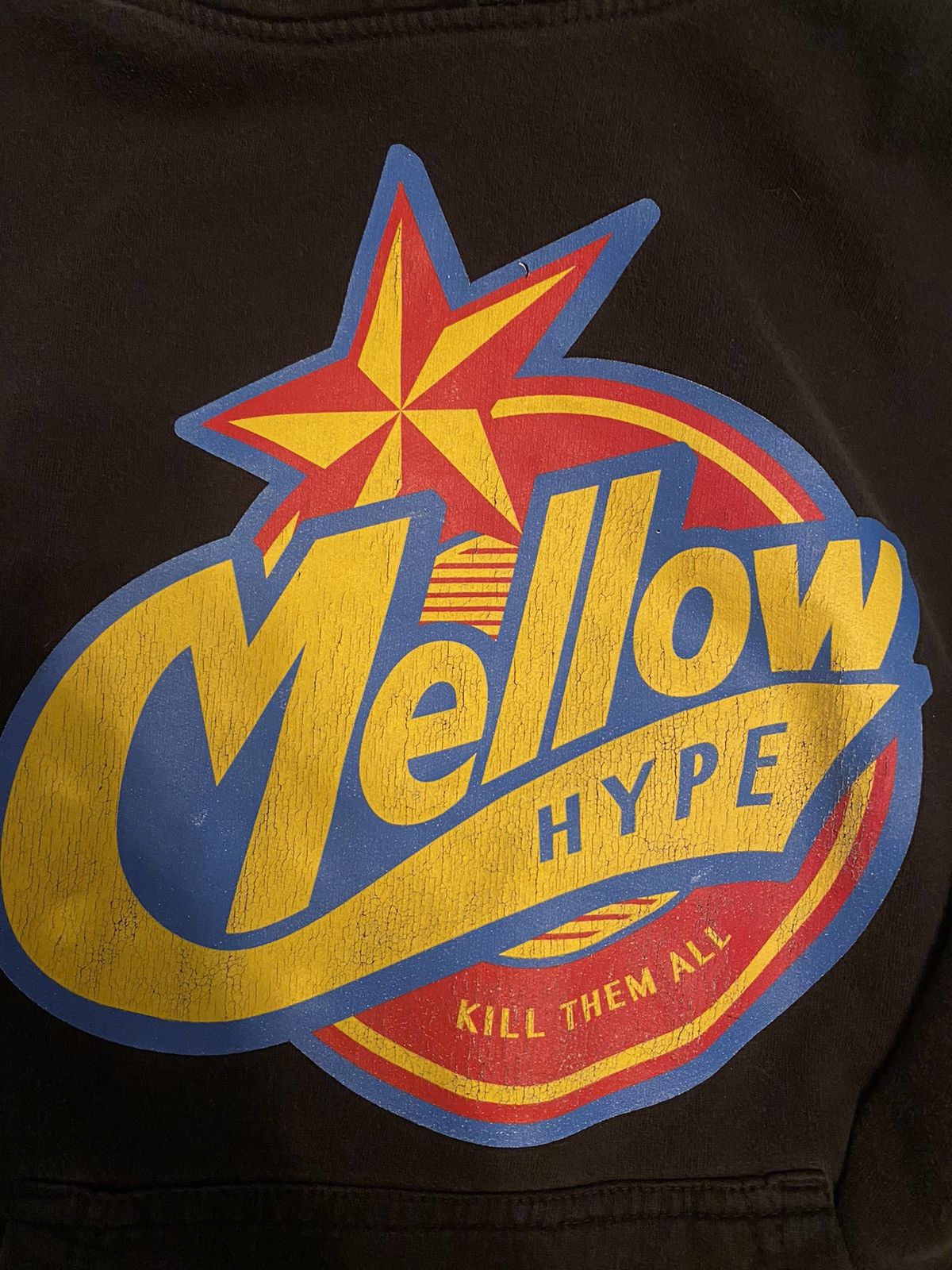 image of Odd Future Mellow Hype Church’S Chicken Hoodie in Black, Men's (Size Medium)