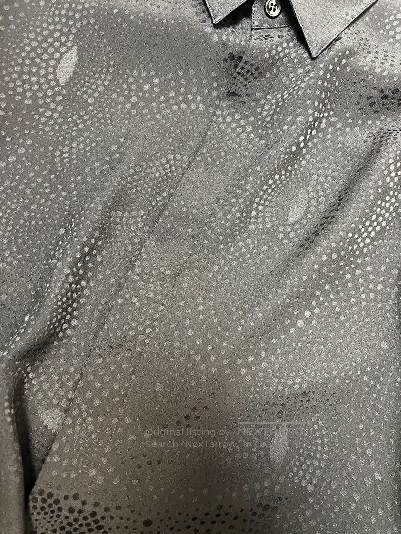 Saint Laurent Paris Saint Laurent Paris size 39 Black Polka Dot All-over Sequi Size US S / EU 44-46 / 1 - 4 Thumbnail