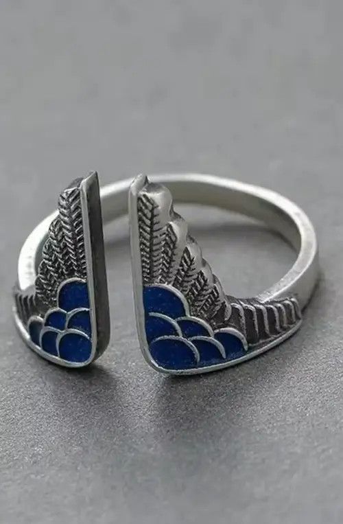 Ring Of Fire Creative Dropper Wings Ring Size ONE SIZE - 2 Thumbnail