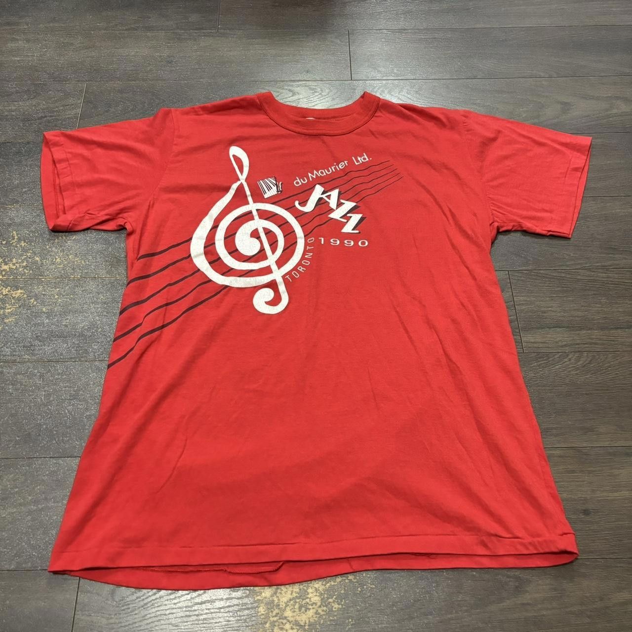 Designer Vintage du Laurier jazz Toronto t shirt 1990 L/XL Size US L / EU 52-54 / 3 - 2 Thumbnail