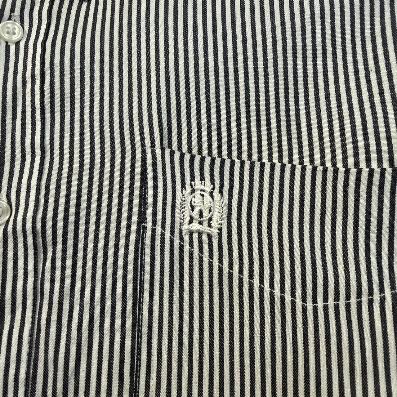 Gucci Vintage GEMMA GUCCI Striped Button Up Shirt Size US L / EU 52-54 / 3 - 4 Thumbnail