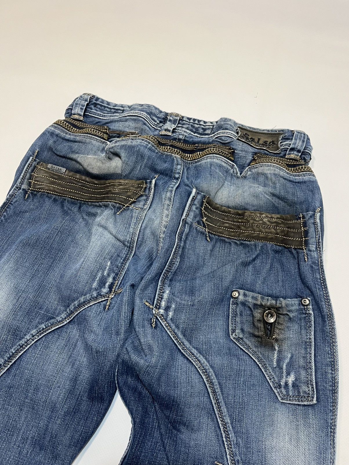 If Six Was Nine Vintage Distressed If Six Was Nine LGB Style Y2K Jeans Size 29" - 7 Thumbnail