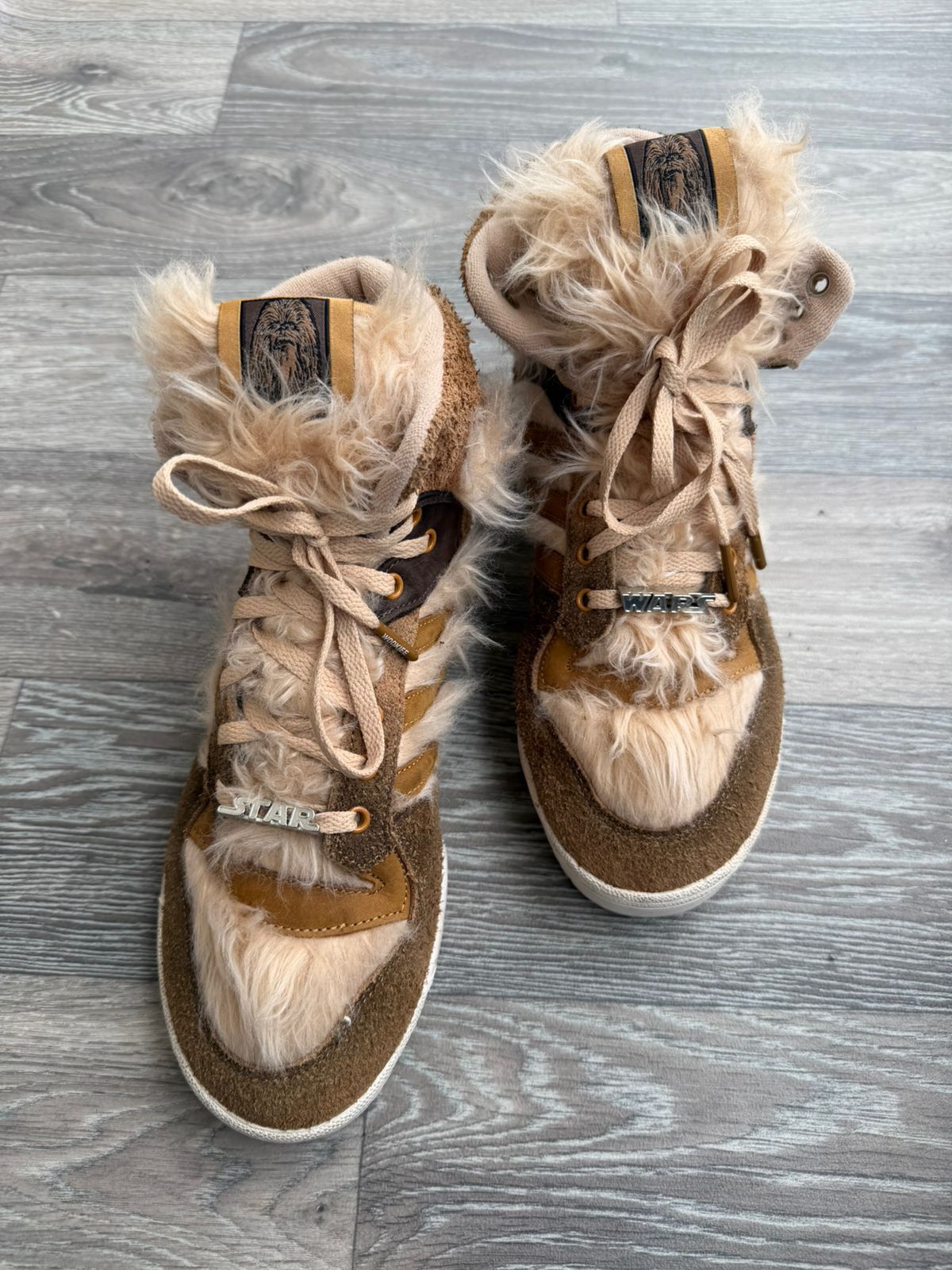 Adidas Adidas Rivalry Hi Star Wars 'Chewbacca' Sneakers Sz 42 Size US 9 / EU 42 - 16 Thumbnail