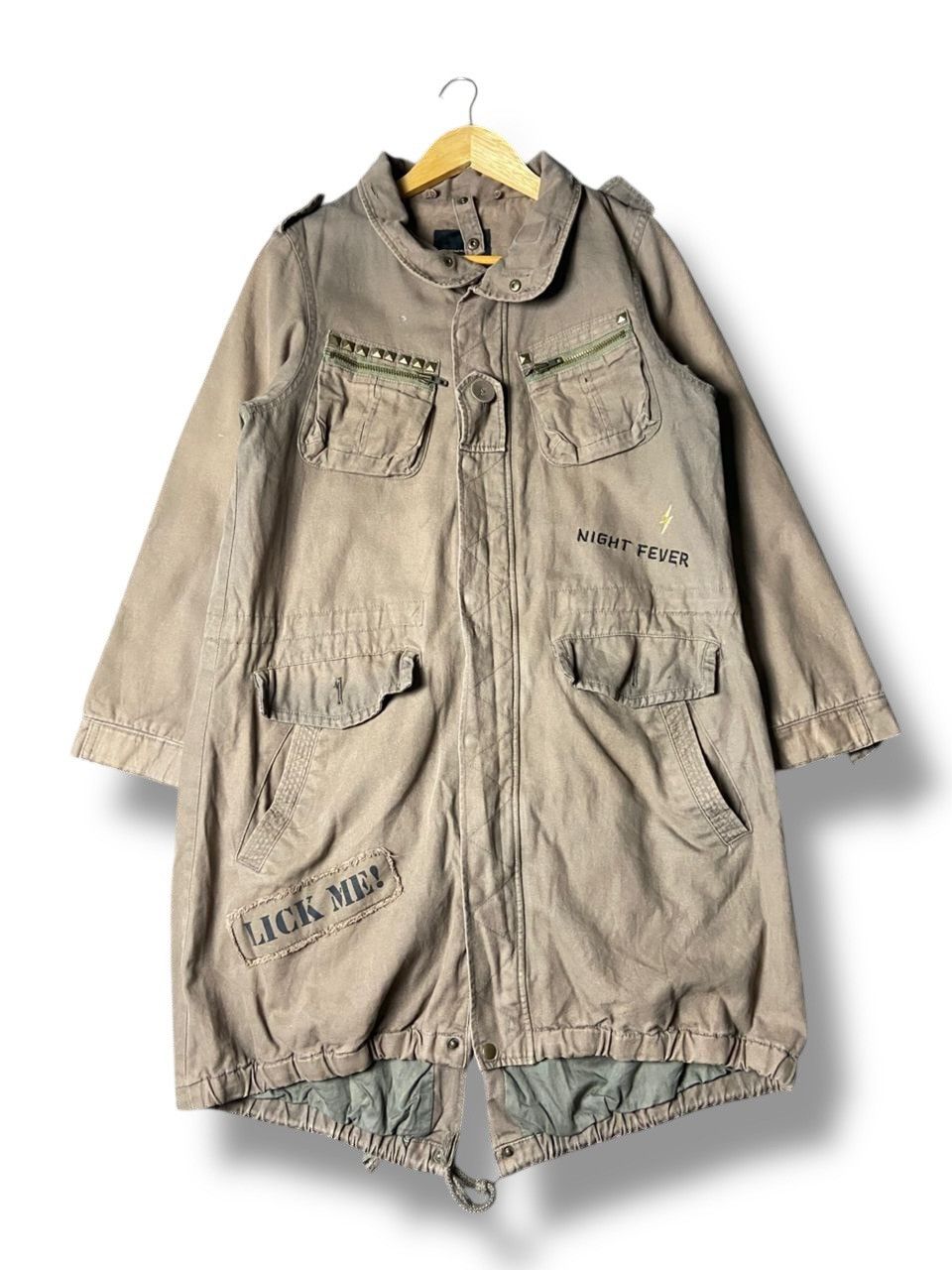 World Wide Love! Multipocket Military Style Jacket (168)