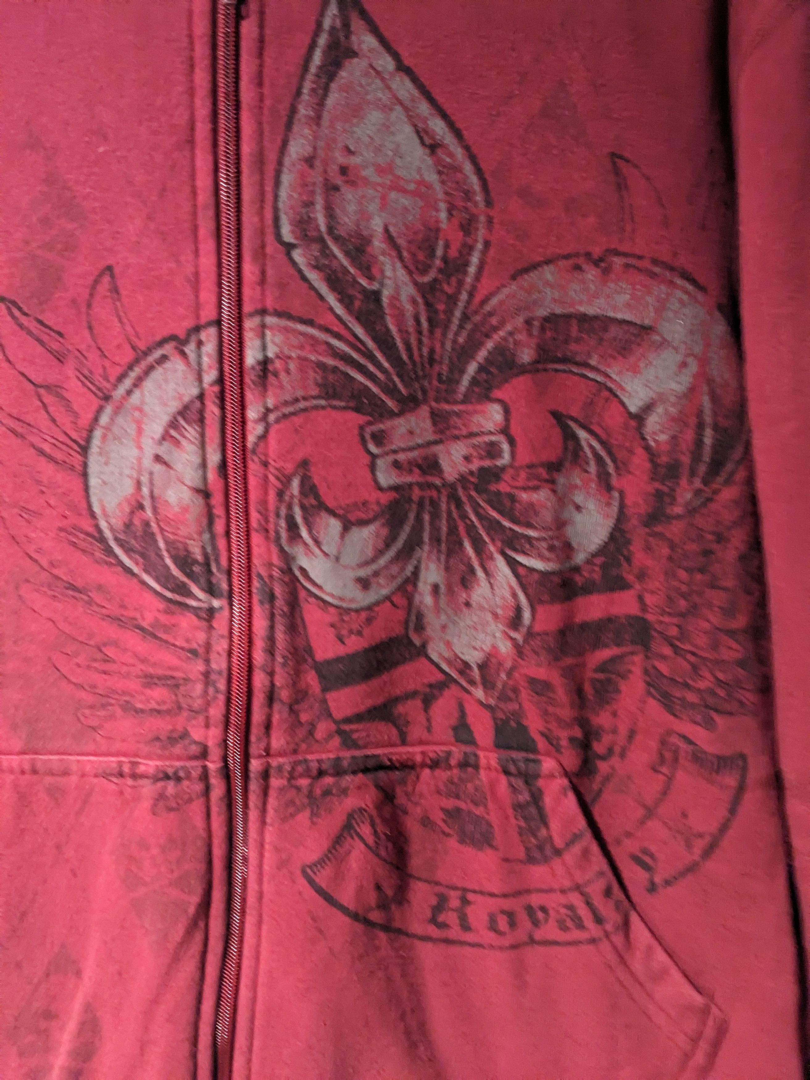Affliction × Vintage Vintage Y2K Affliction Inspired Rebellion Full Zip Hoodie Size US S / EU 44-46 / 1 - 5 Thumbnail