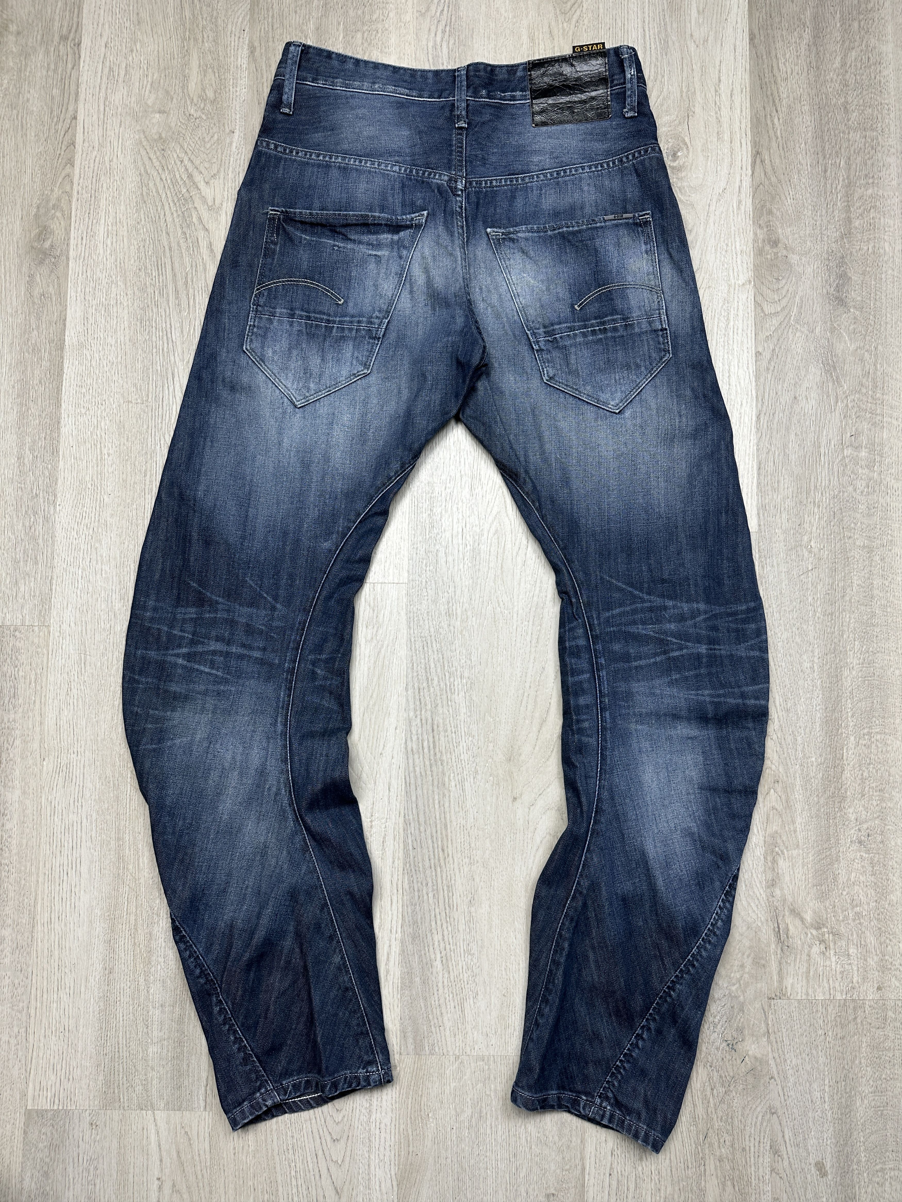 G-Star G Star Raw Mens Arc 3D Loose Tapered Denim Pants Jeans Size US 30 / EU 46 - 6 Thumbnail