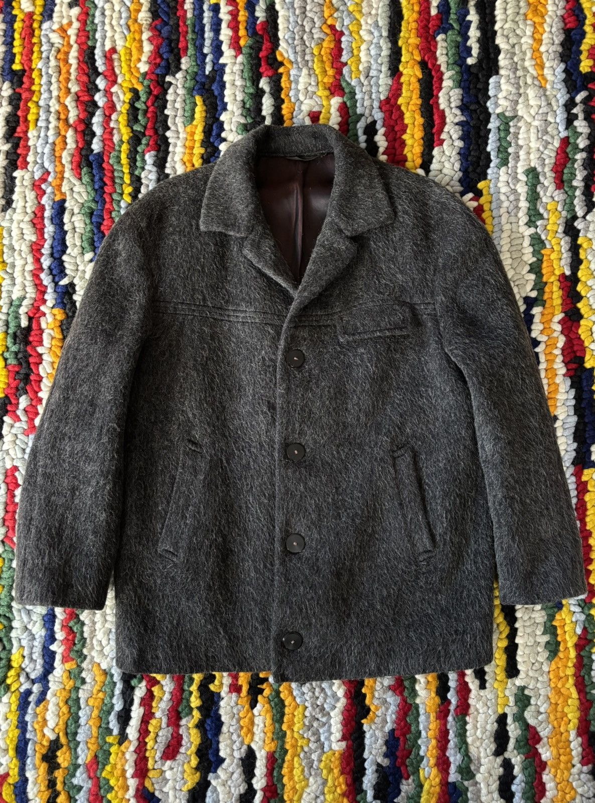 Vintage 1940s Mohair Wool Sports Coat Vintage Size US M / EU 48-50 / 2 - 1 Thumbnail
