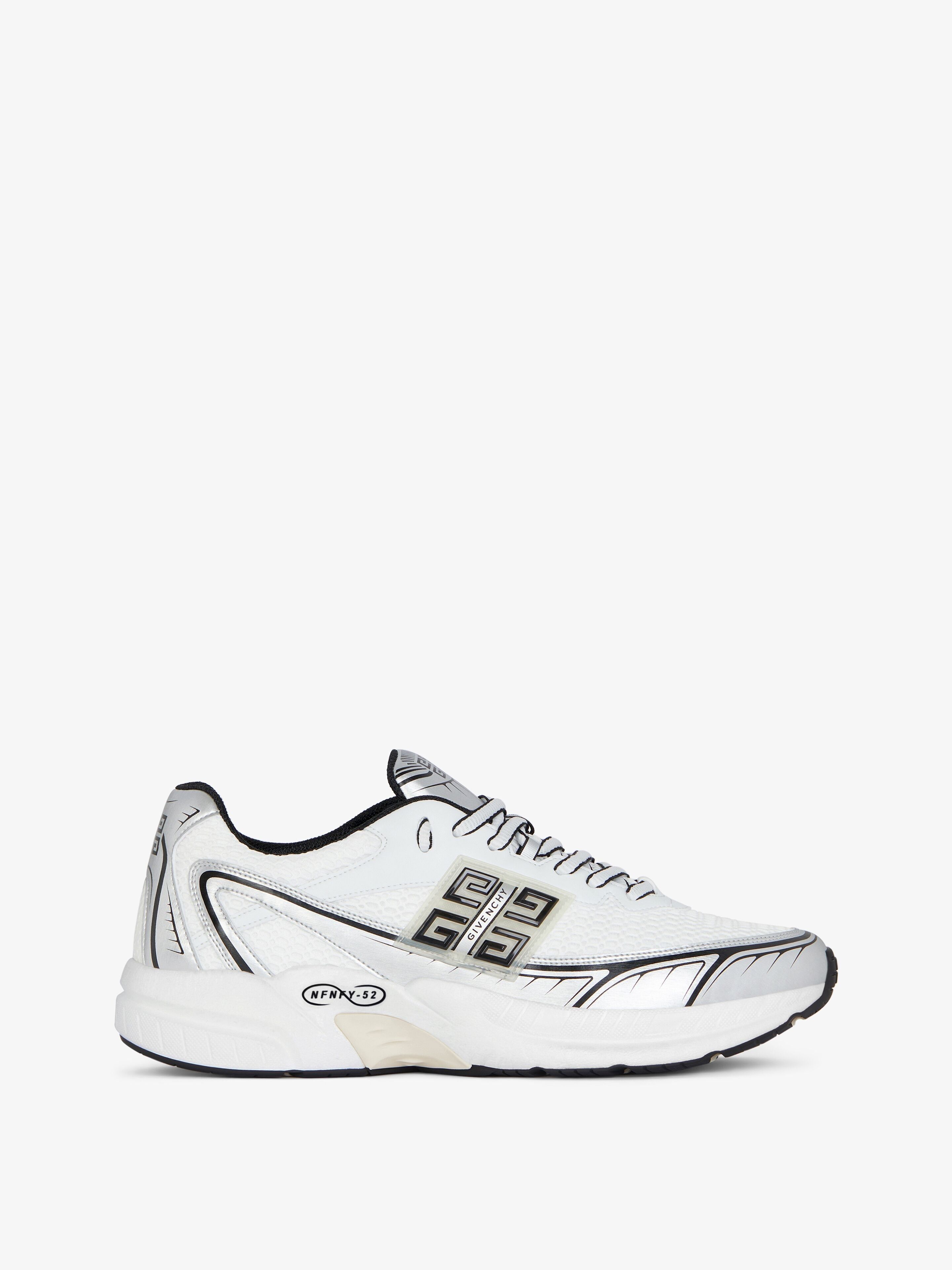 Givenchy o1w1db10925 NFNTY-52 Low Top Runner Sneakers in Multicolor Size US 11 / EU 44 - 1 Thumbnail