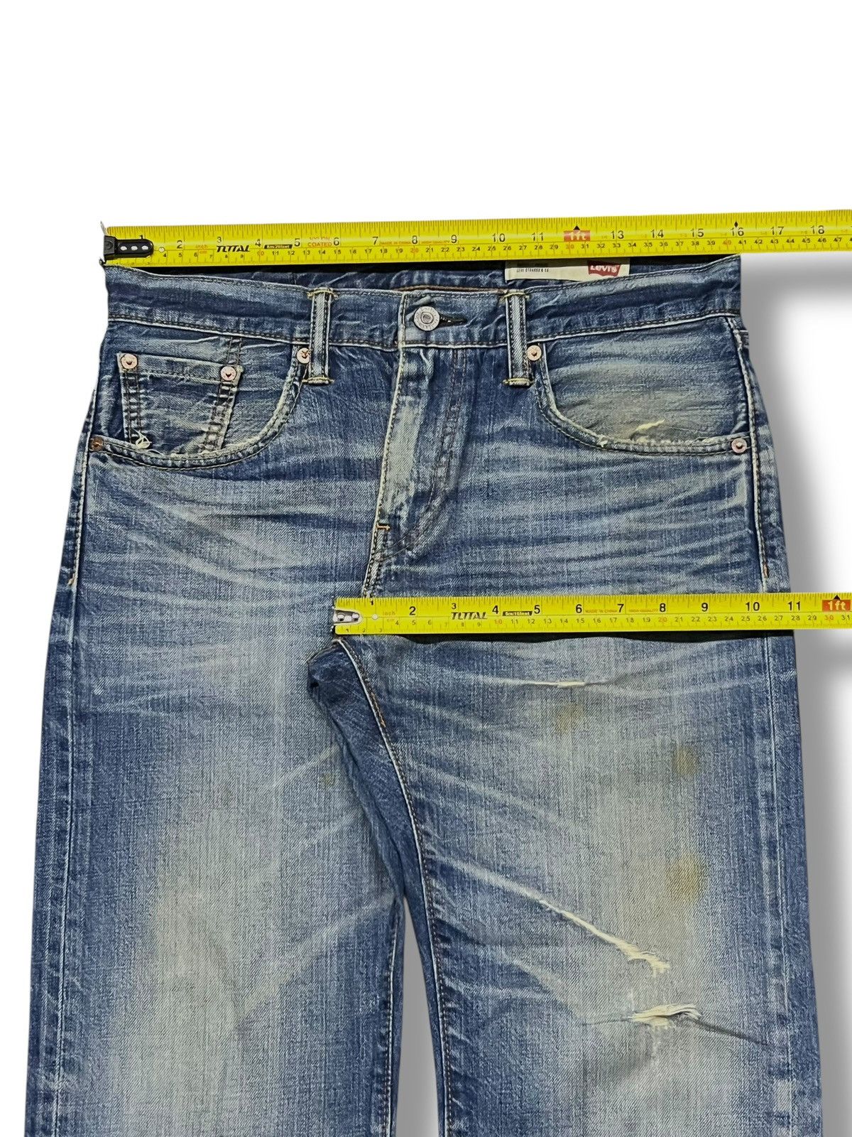 Levi's Vintage Levi’s 502 - Faded Whisker Wash, Distressed Denim Size US 32 / EU 48 - 20 Thumbnail