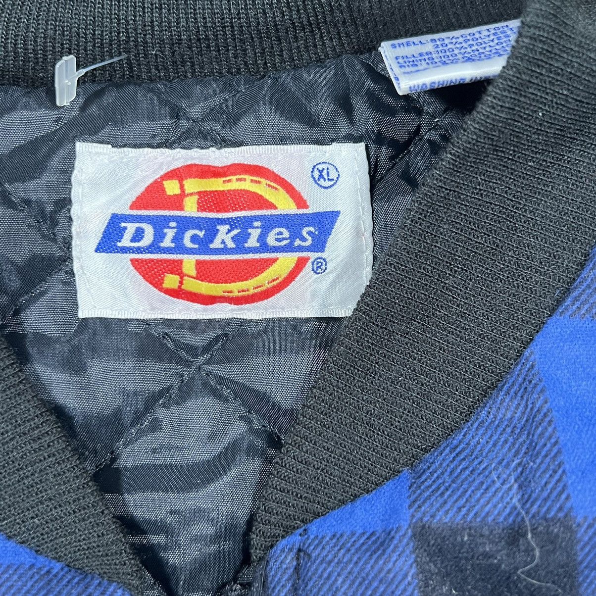 Dickies × Vintage Vintage DICKIES plaid flannel quilt lined vest workwear Size US XL / EU 56 / 4 - 4 Thumbnail