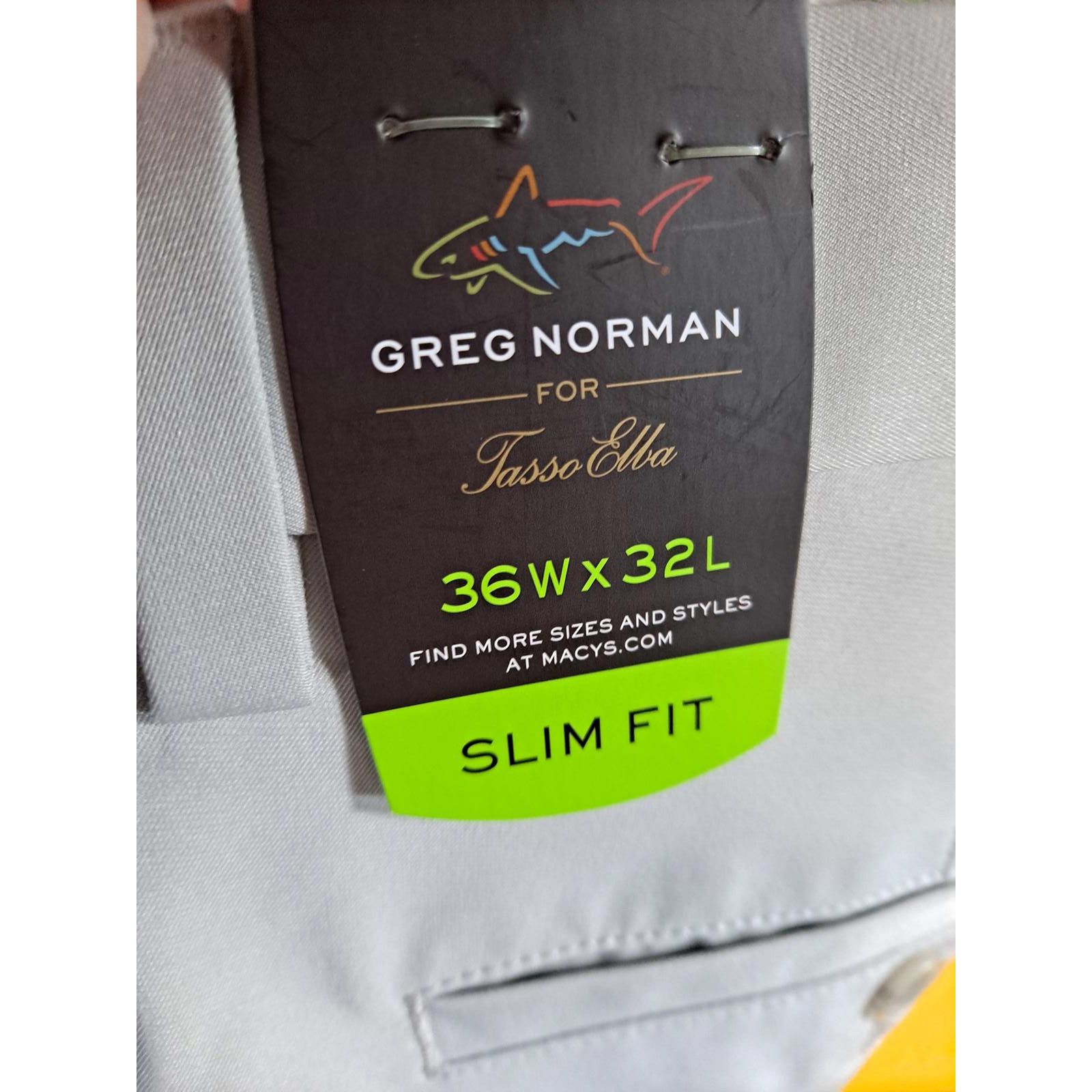 Greg Norman New Greg Norman Tasso Elba Slim Fit Moisture Wicking Off Whi Size US 36 / EU 52 - 7 Thumbnail