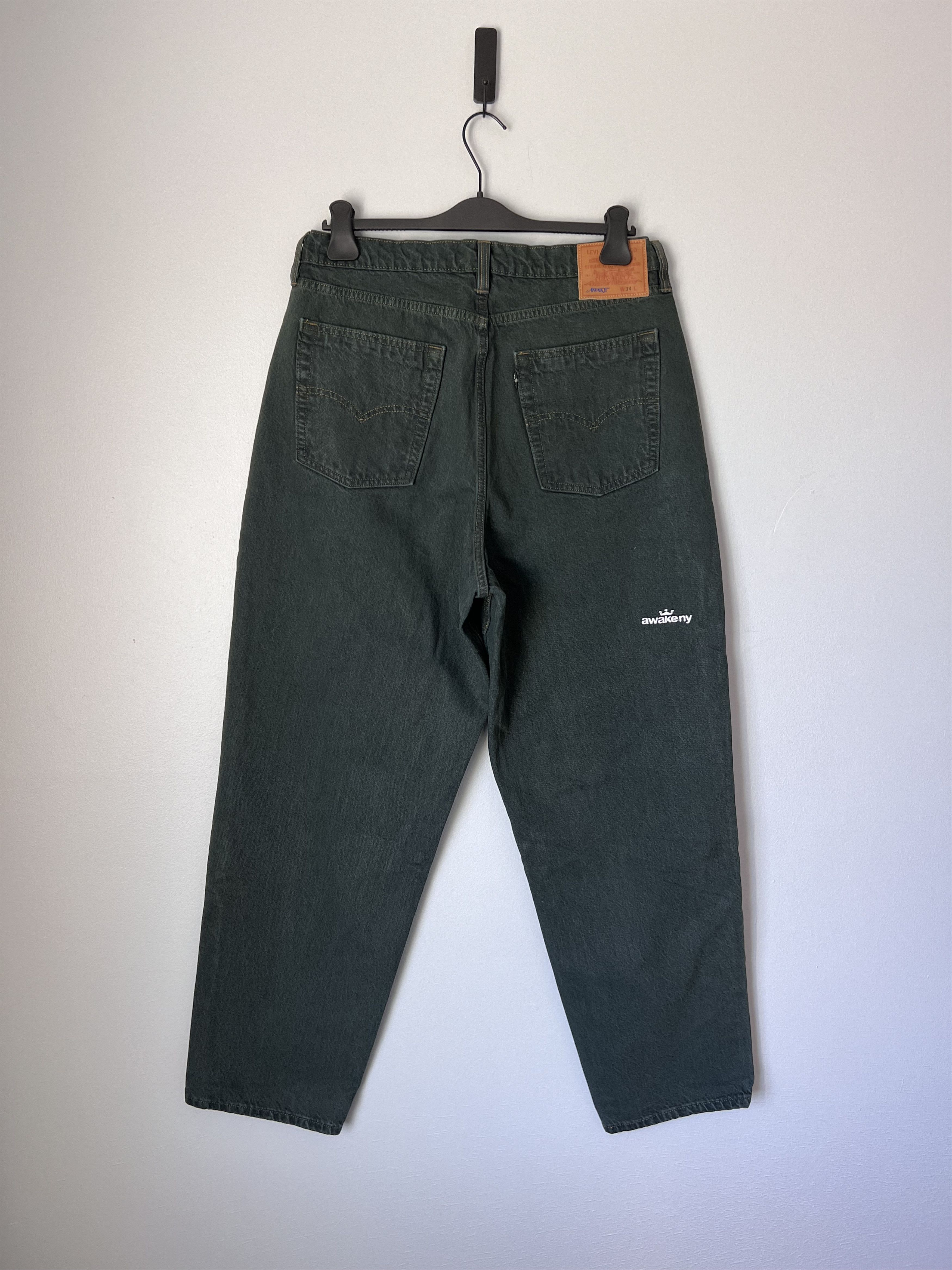Awake NY × Levi's Awake NY Levi's Overdye Super Baggy Jeans in Green Size US 34 / EU 50 - 1 Thumbnail