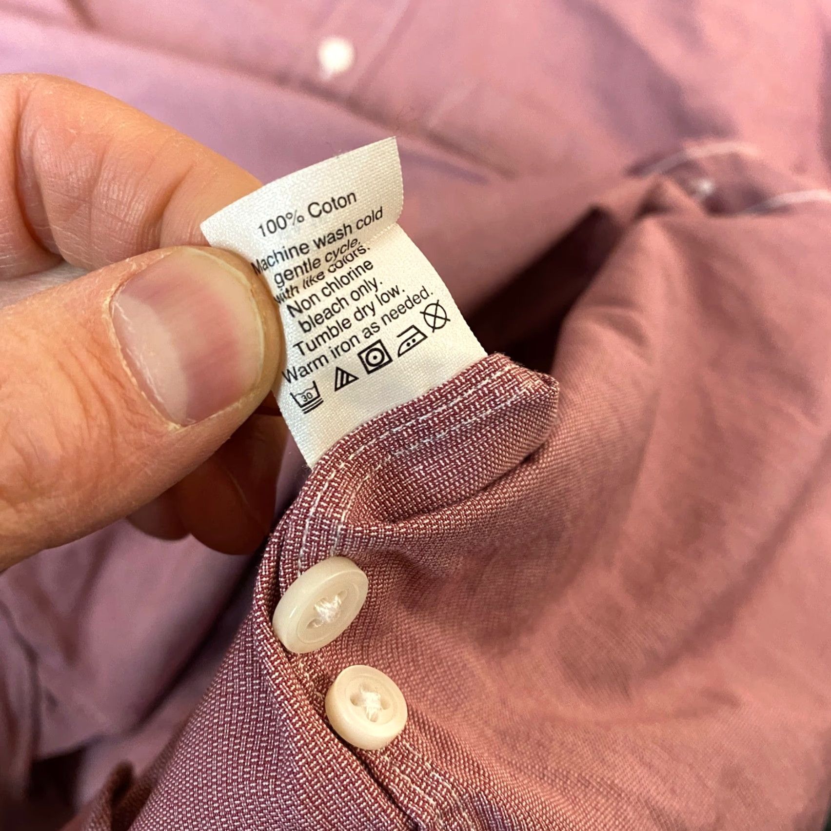 J.Crew J Crew Thompson Shirt Mens Medium 15.5 Red Cotton Twill Button Up 80s 2 Ply Size US M / EU 48-50 / 2 - 6 Thumbnail