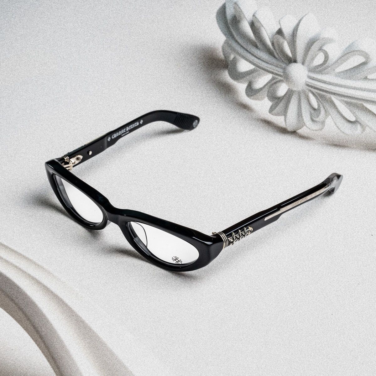 Chrome Hearts CHROME HEARTS BLASTER BLACK GLASSES Size ONE SIZE - 2 Thumbnail