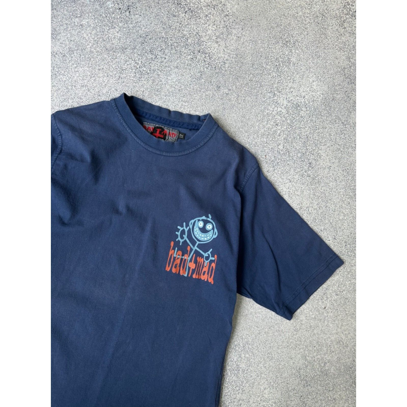 Vintage VTG Bad+Mad Skateboard Streetwear T-shirt Size US XS / EU 42 / 0 - 9 Thumbnail